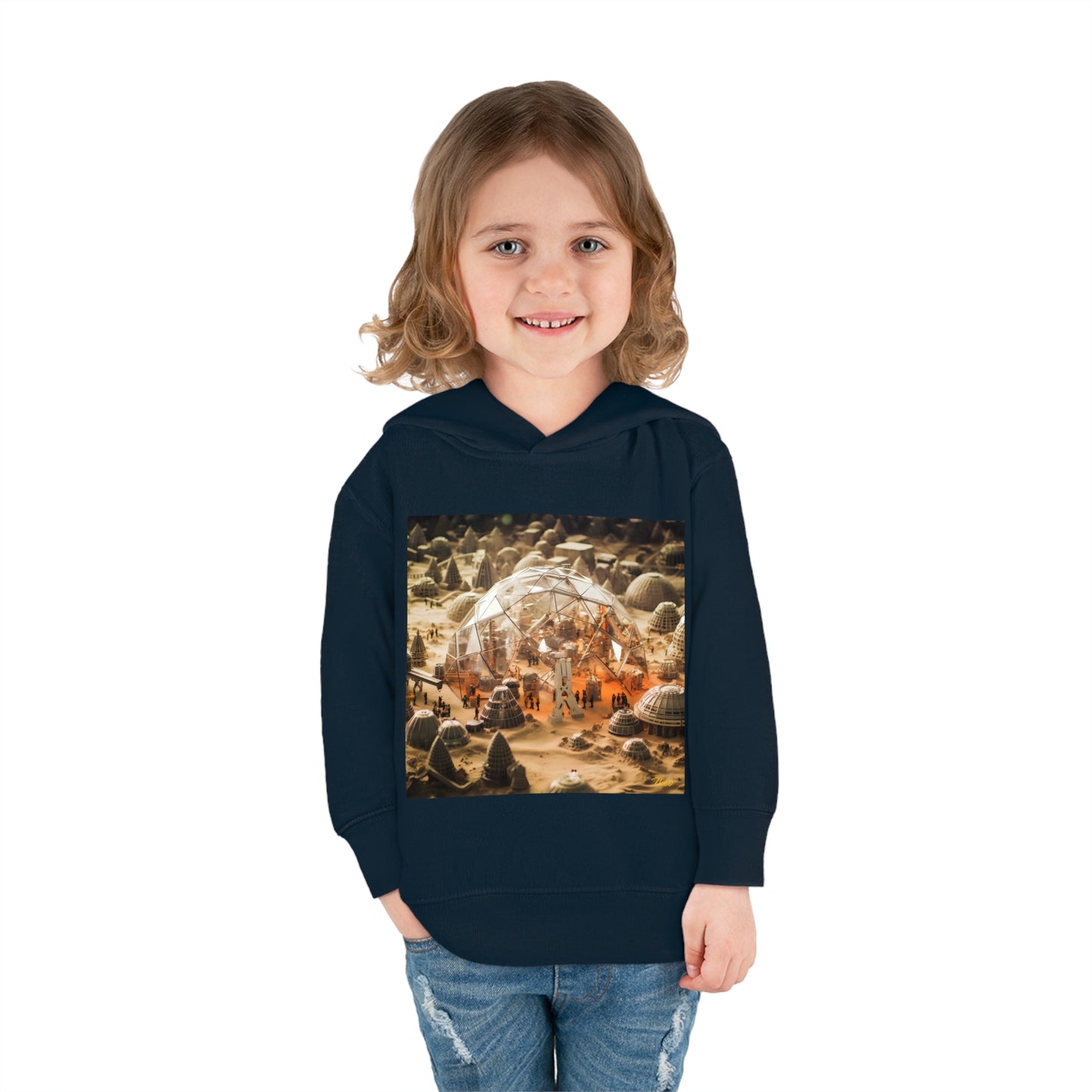 Elons' Dream Series Print #9 Toddler Pullover Fleece Hoodie