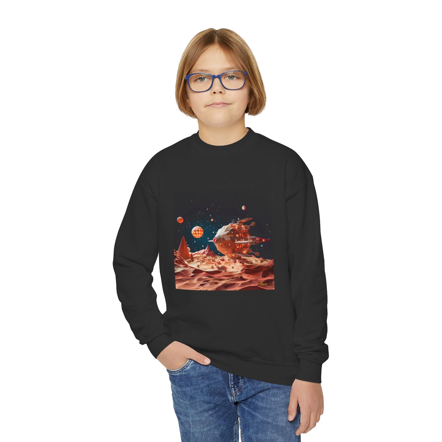 Elons' Dream Series Print #5 Youth Crewneck Sweatshirt