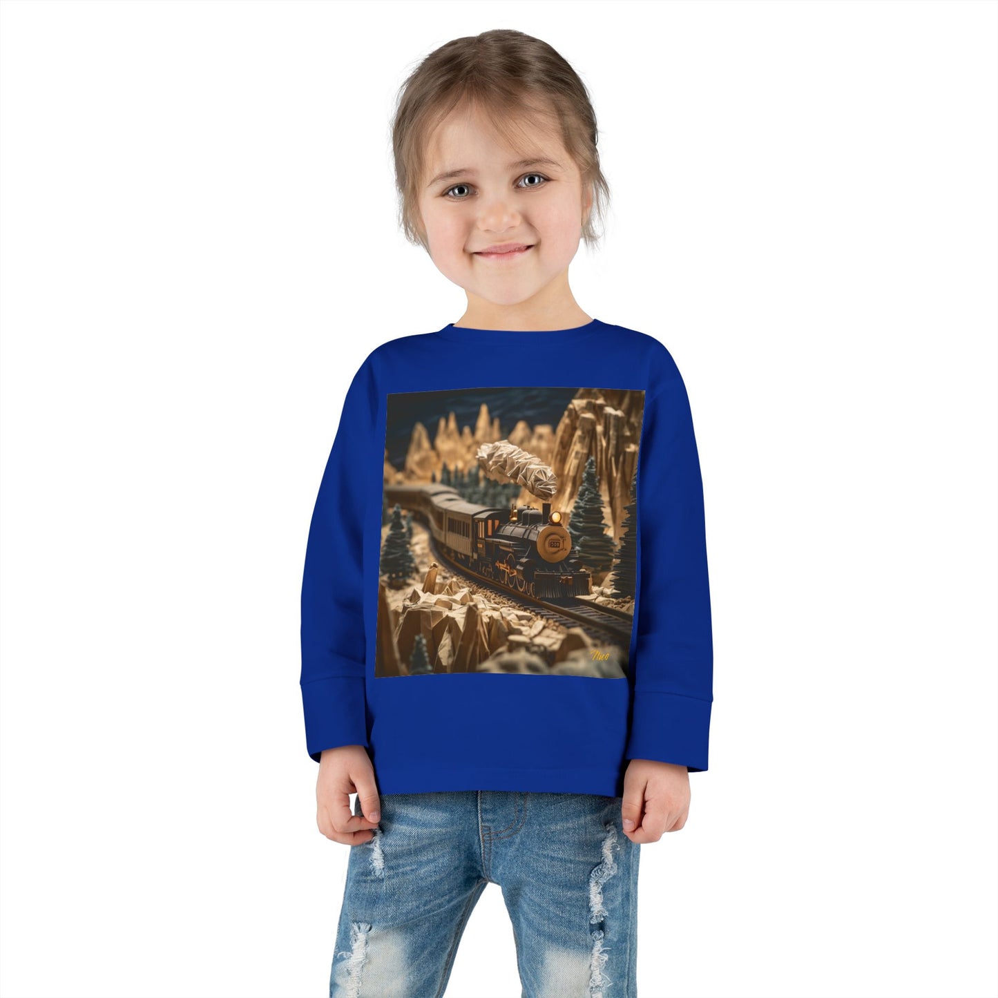 Orient Express Series Print #1 Toddler Long Sleeve Tee