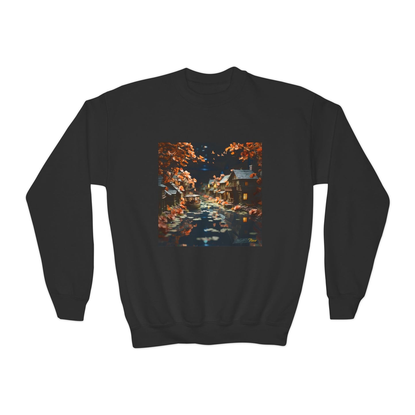 Born On A Bayou Series Print #7 Youth Crewneck Sweatshirt