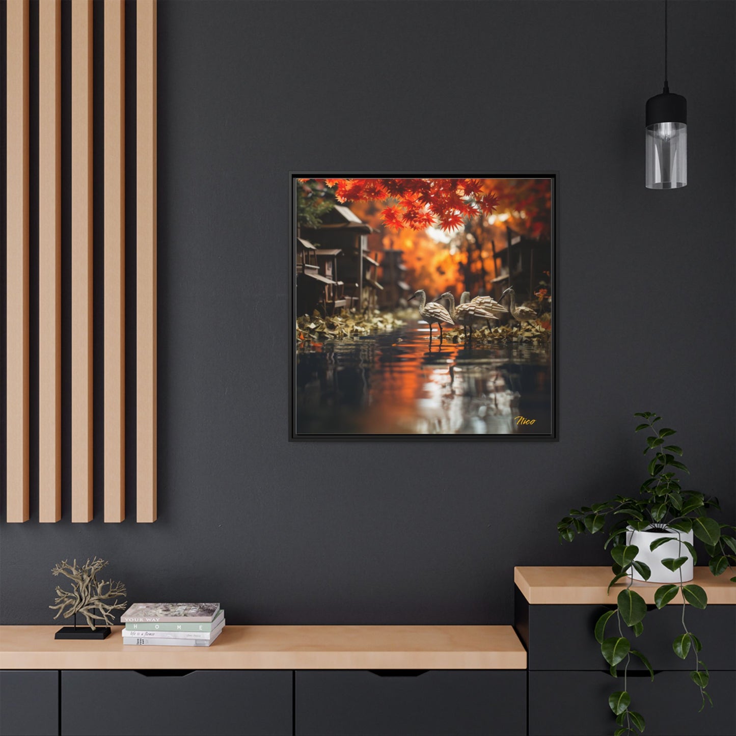 Born On A Bayou Series Print #8 - Black Framed Canvas Print