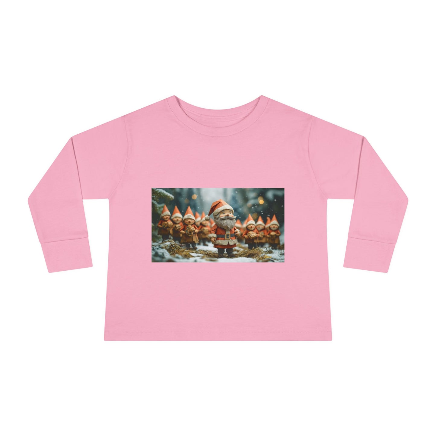 Chirstmas 2024 Series Print #4 Toddler Long Sleeve Tee