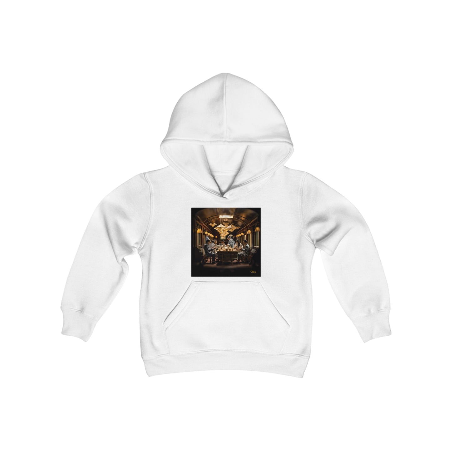 Orient Express Series Print #6 Youth Heavy Blend Hooded Sweatshirt