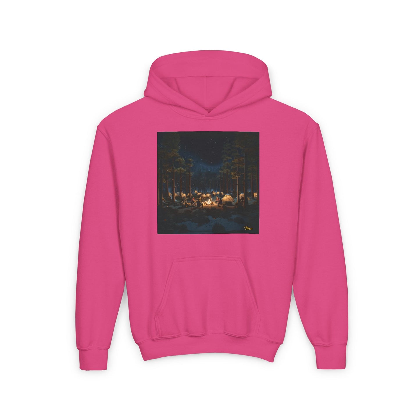 Under The Starry Skies Series Print #5 Youth Heavy Blend Hooded Sweatshirt