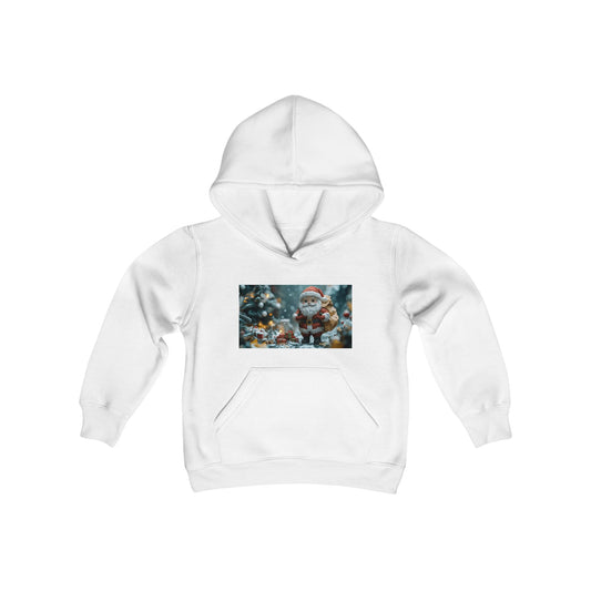 Chirstmas 2024 Series Print #5 Youth Heavy Blend Hooded Sweatshirt