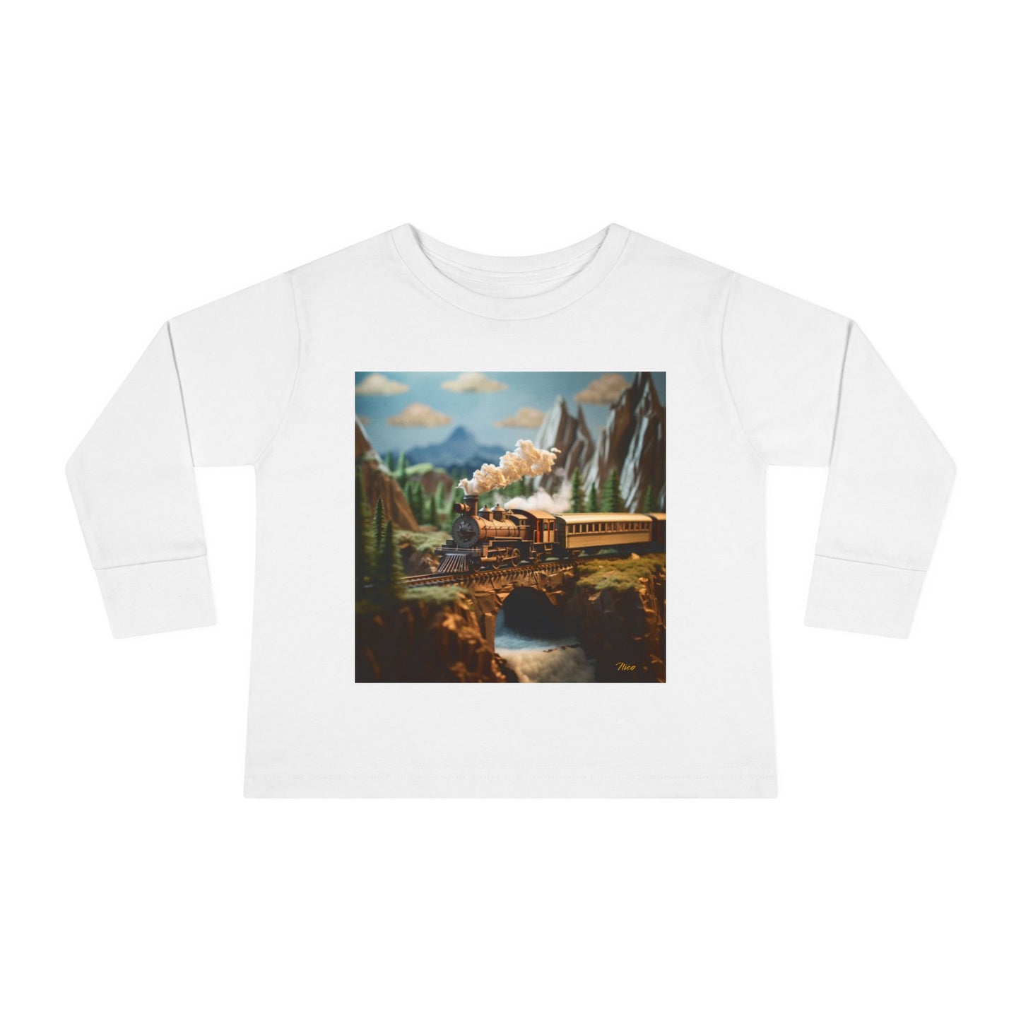 Orient Express Series Print #5 Toddler Long Sleeve Tee