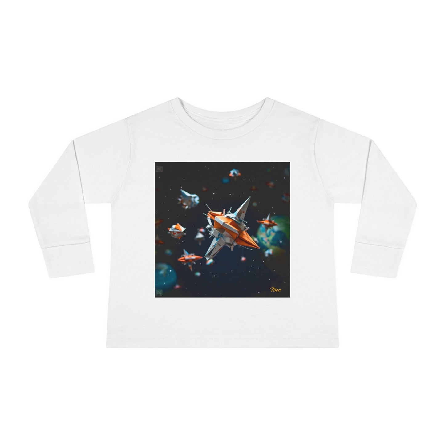 Elons' Dream Series Print #1 Toddler Long Sleeve Tee