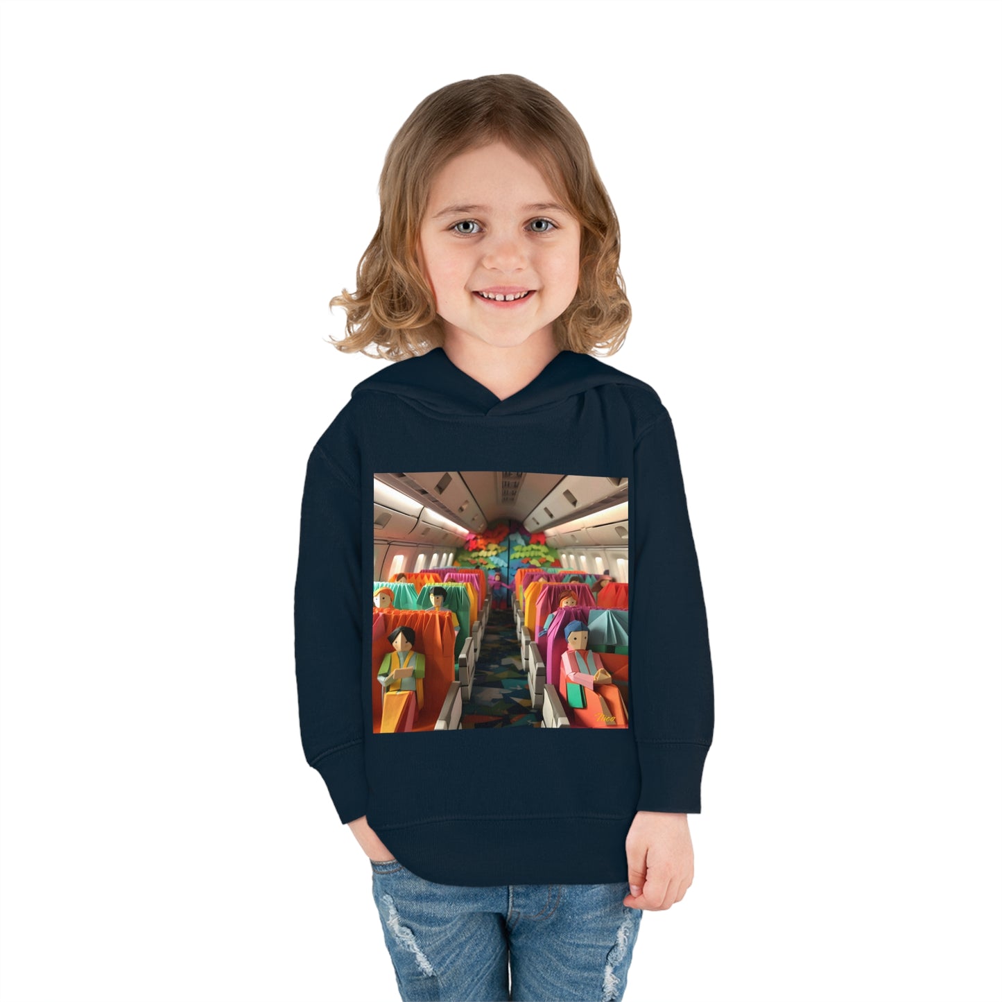 Frequent Flyer Miles Series Print #2 Toddler Pullover Fleece Hoodie