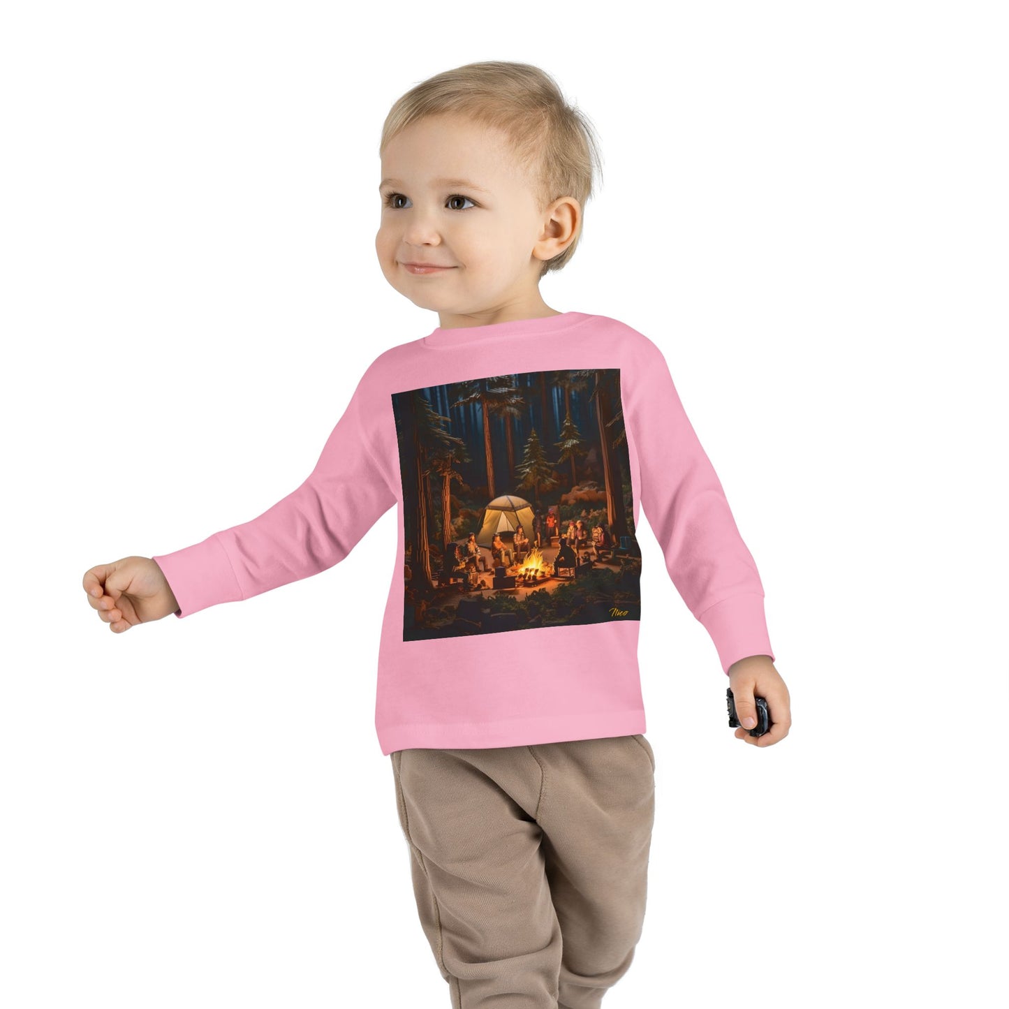 Under The Starry Skies Series Print #4 Toddler Long Sleeve Tee