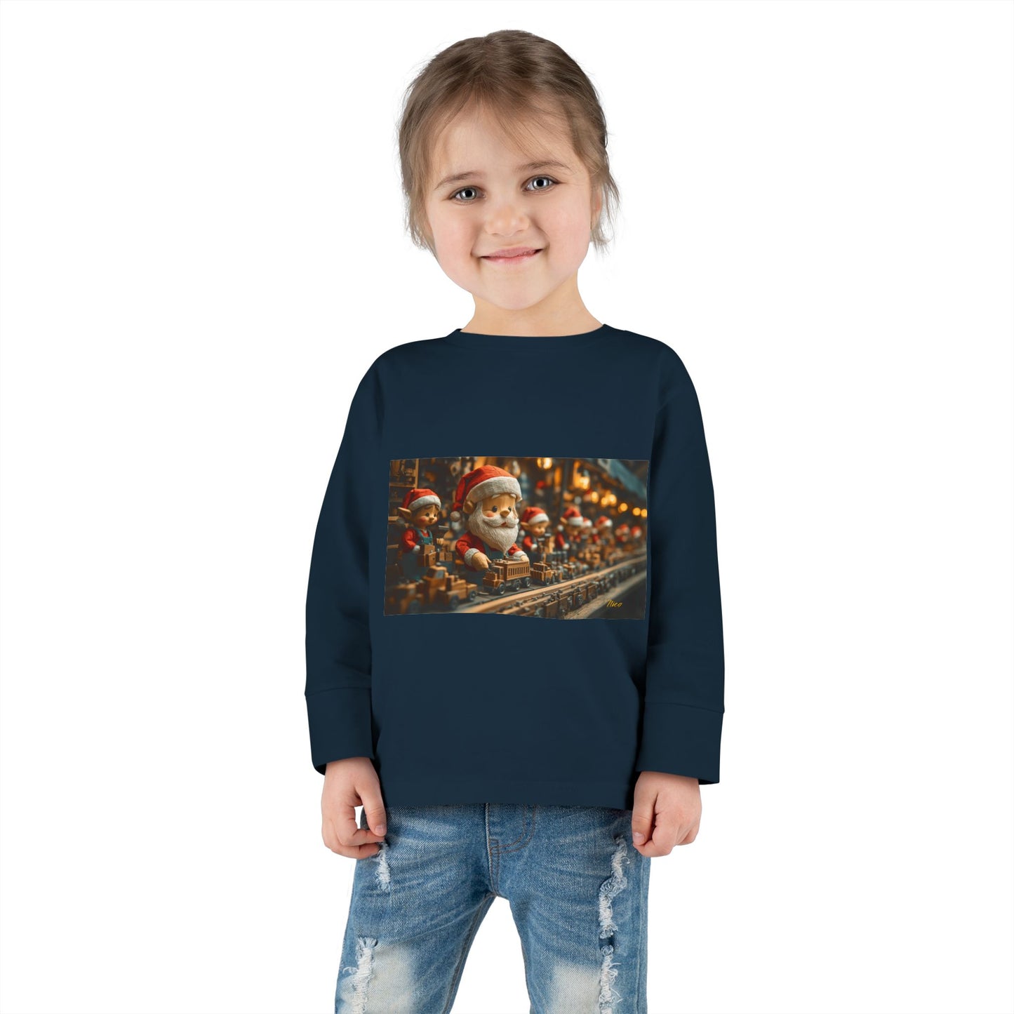 Chirstmas 2024 Series Print #3 Toddler Long Sleeve Tee