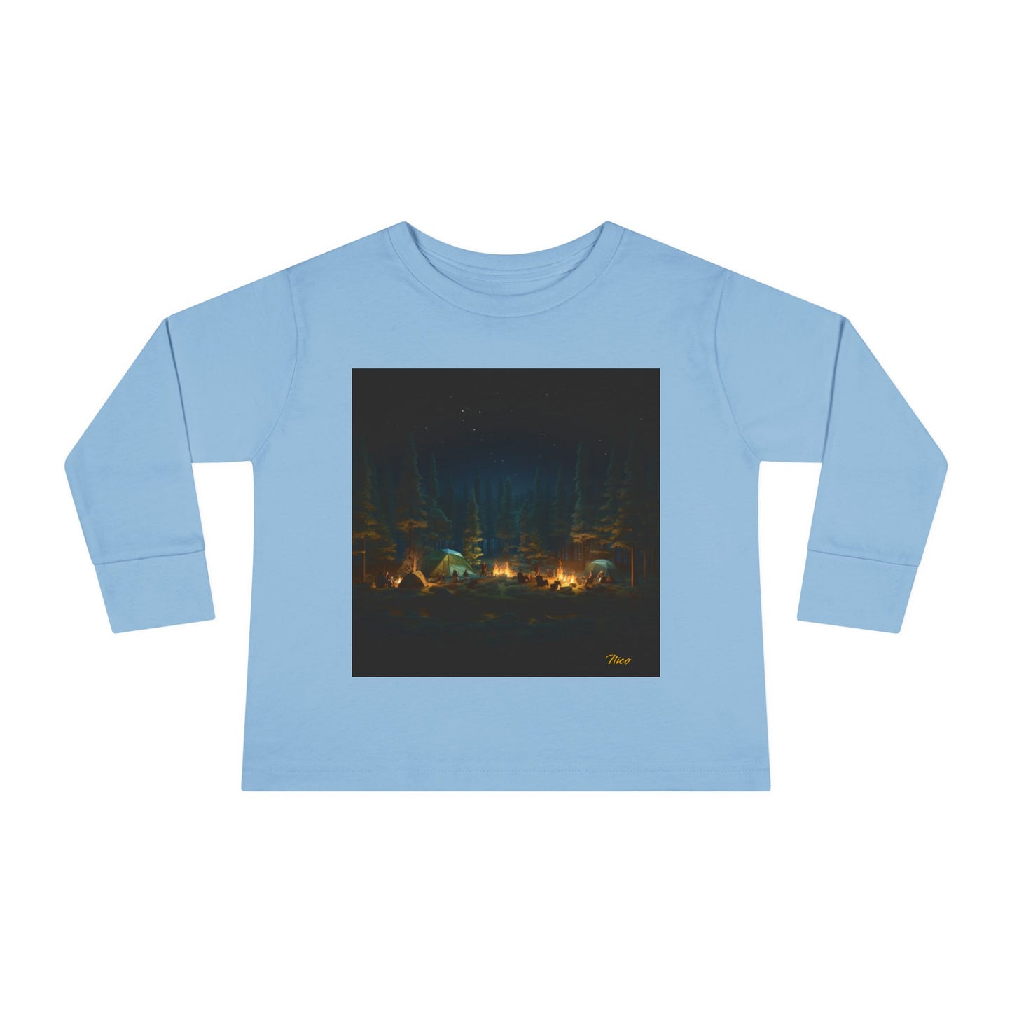 Under The Starry Skies Series Print #2 Toddler Long Sleeve Tee