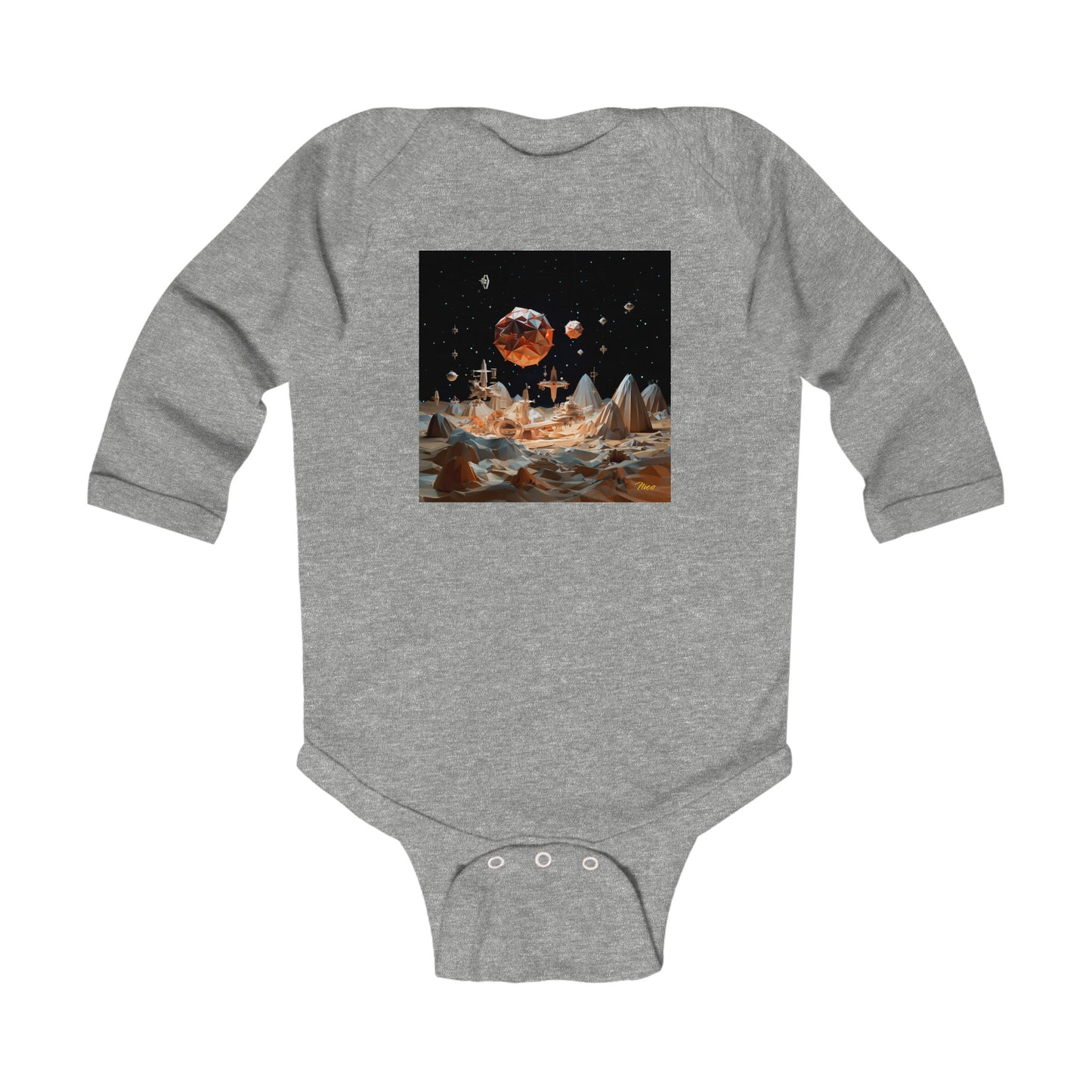 Elons' Dream Series Print #7 Infant Long Sleeve Bodysuit