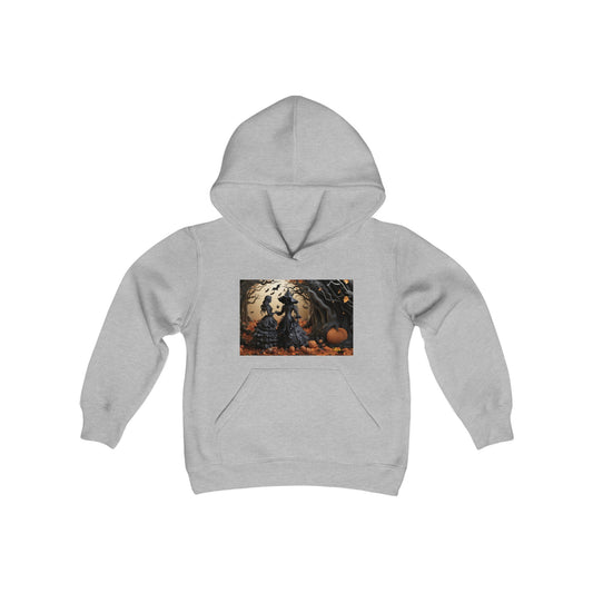 Halloween 2024 Series Print #9 Youth Heavy Blend Hooded Sweatshirt