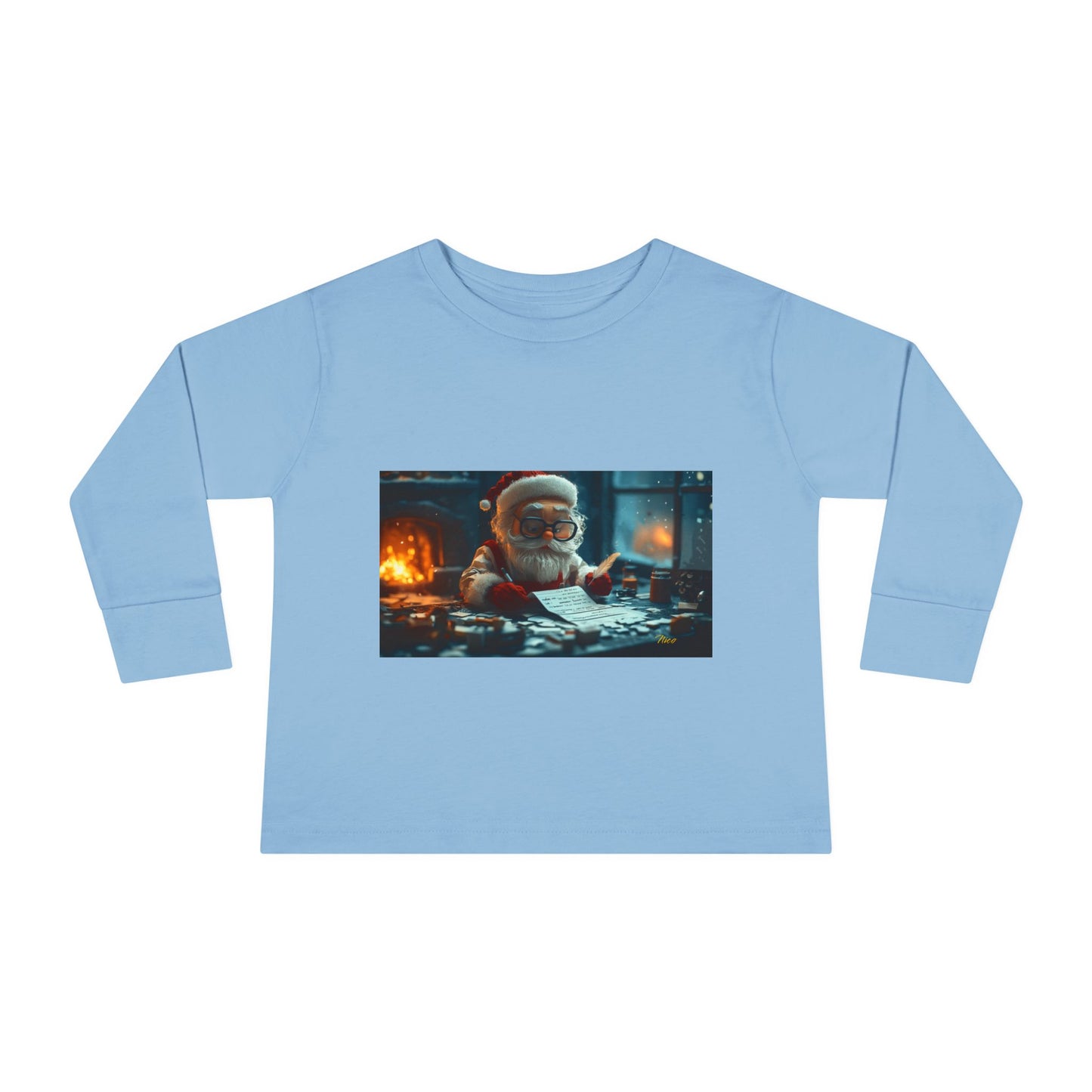 Chirstmas 2024 Series Print #1 Toddler Long Sleeve Tee