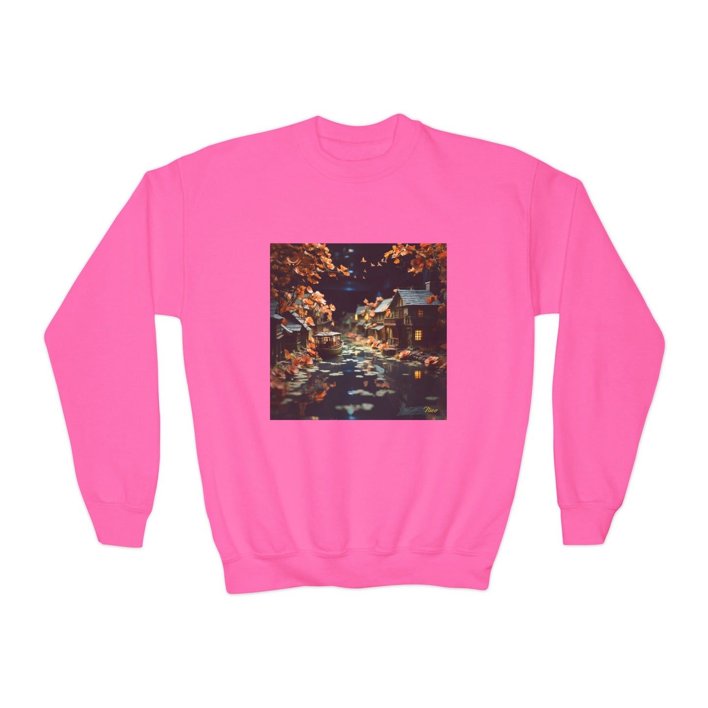 Born On A Bayou Series Print #7 Youth Crewneck Sweatshirt