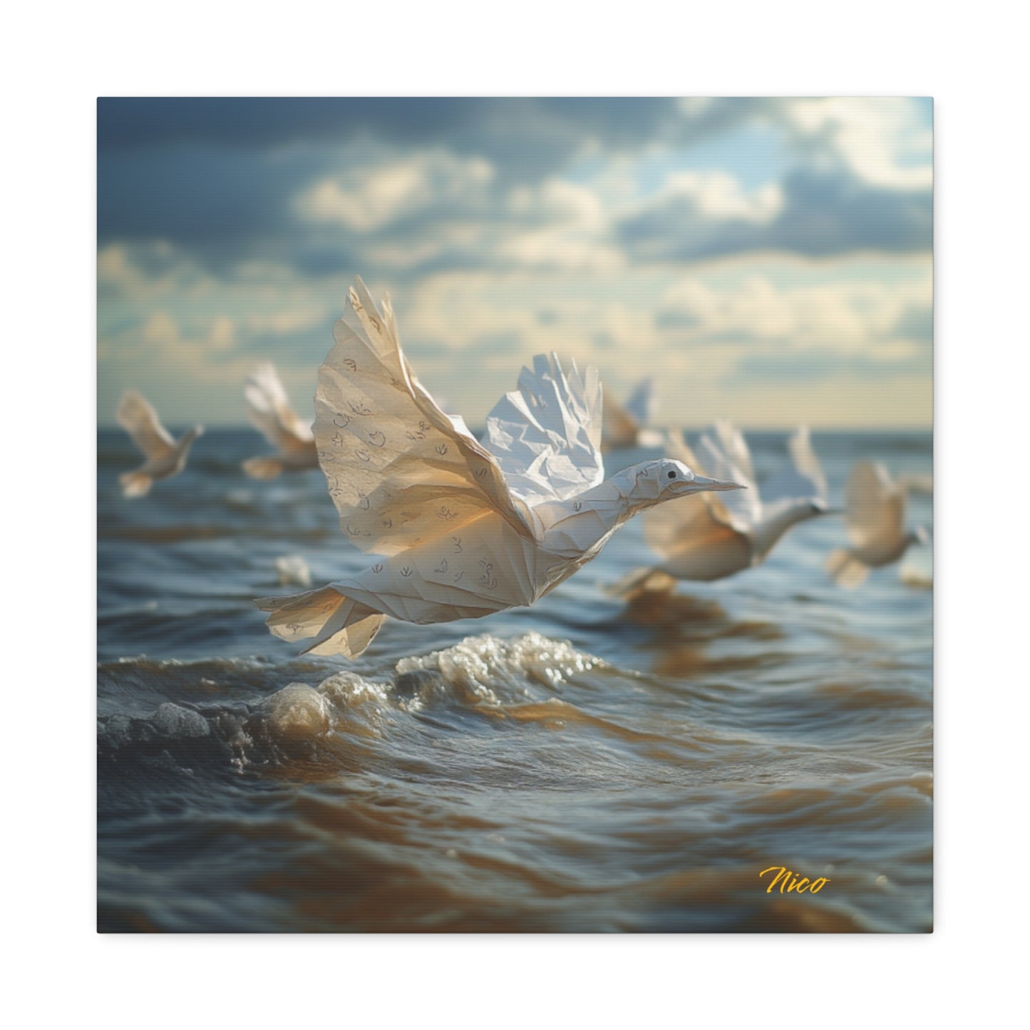 By The Seaside Series Print #8 - Streched Matte Canvas Print, 1.25" Thick