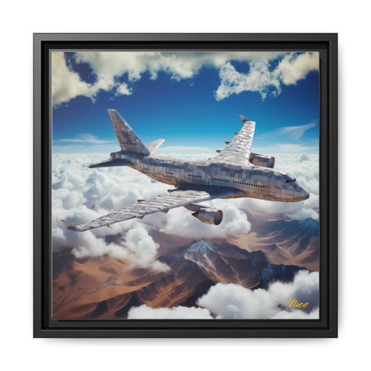 Frequent Flyer Miles Series Print #9 - Black Framed Canvas Print