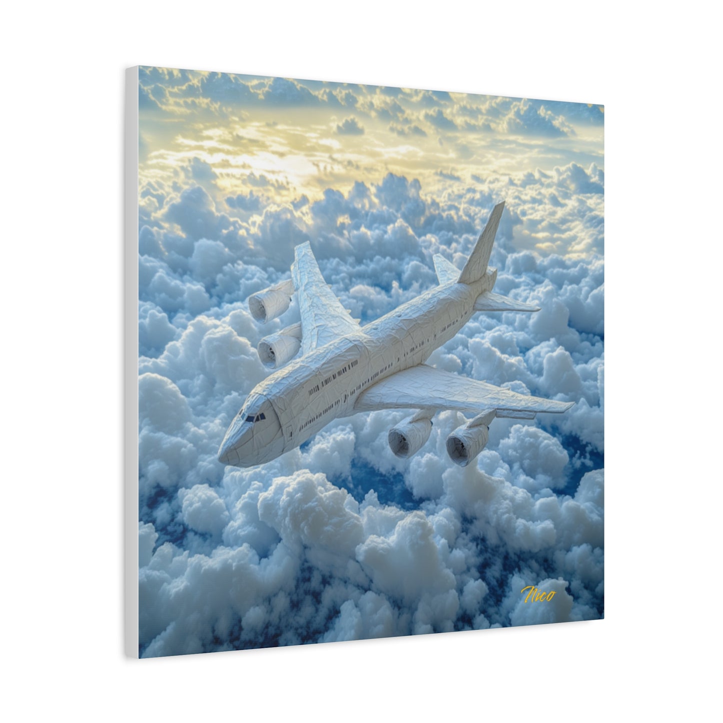 Frequent Flyer Miles Series Print #10 - Streched Matte Canvas Print, 1.25" Thick