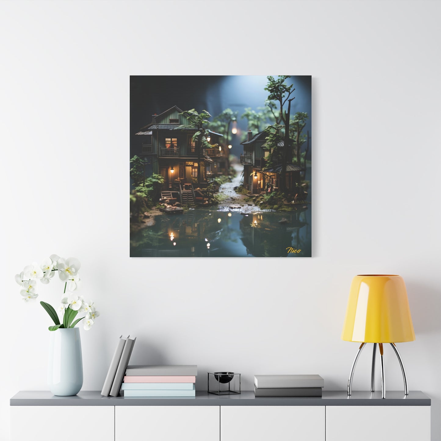 Born On A Bayou Print #3 - Streached Matte Canvas Print, 1.25" Thick