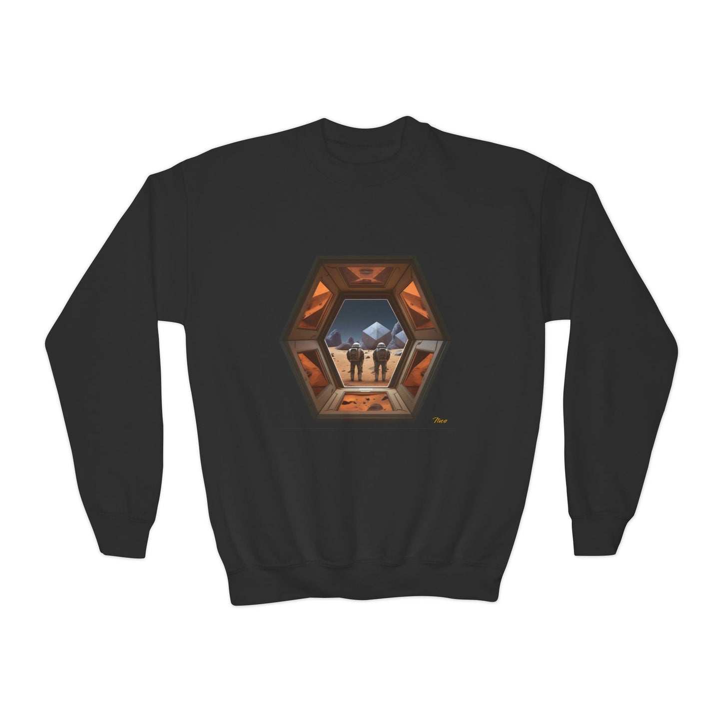 Elons' Dream Series Print #6 Youth Crewneck Sweatshirt