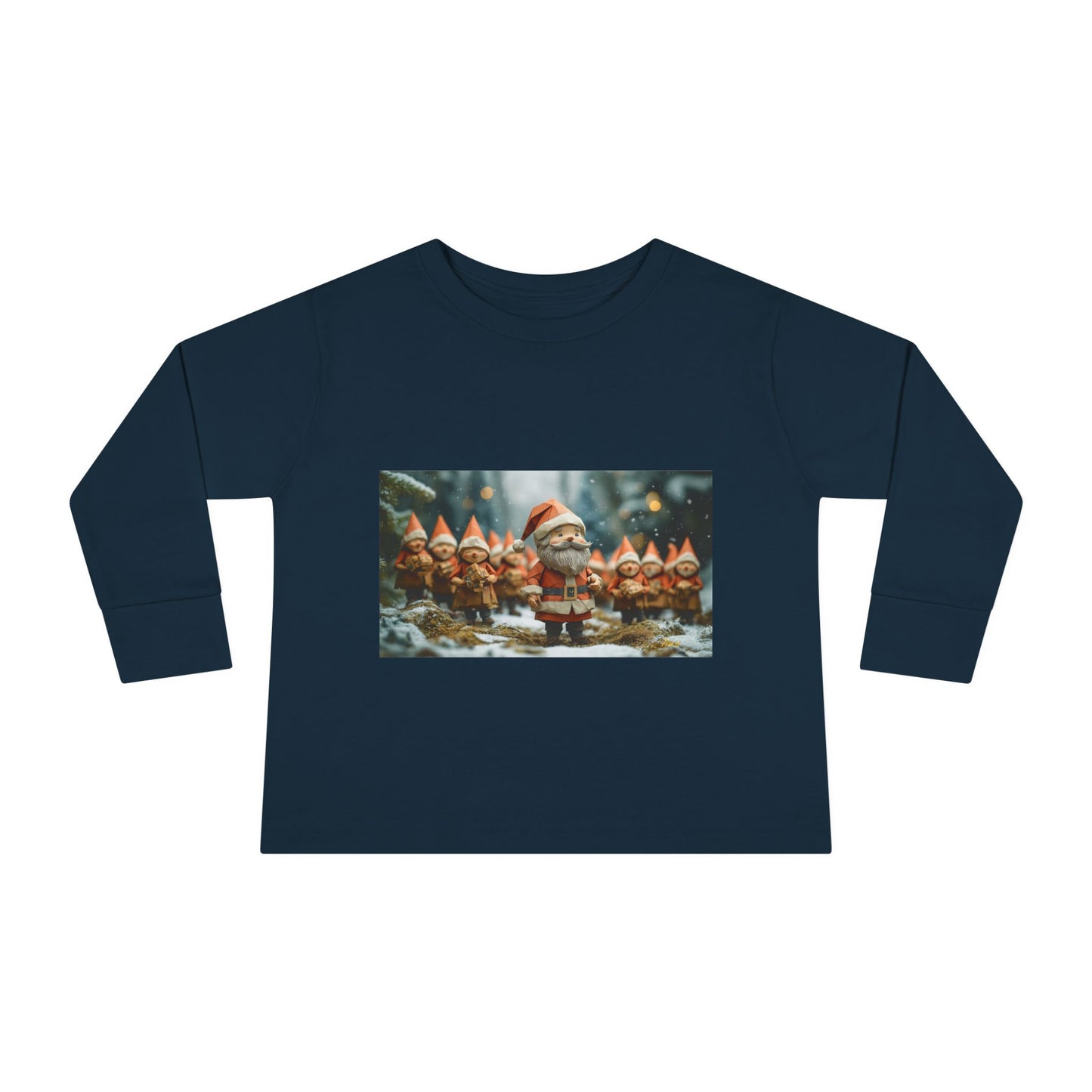 Chirstmas 2024 Series Print #4 Toddler Long Sleeve Tee