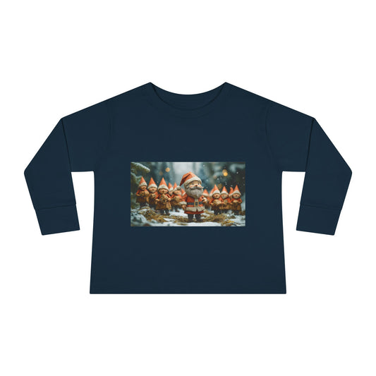 Chirstmas 2024 Series Print #4 Toddler Long Sleeve Tee