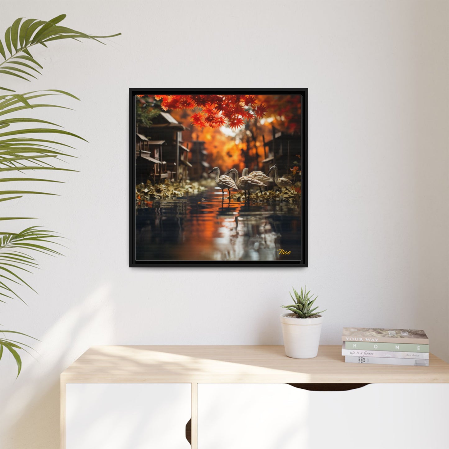 Born On A Bayou Series Print #8 - Black Framed Canvas Print