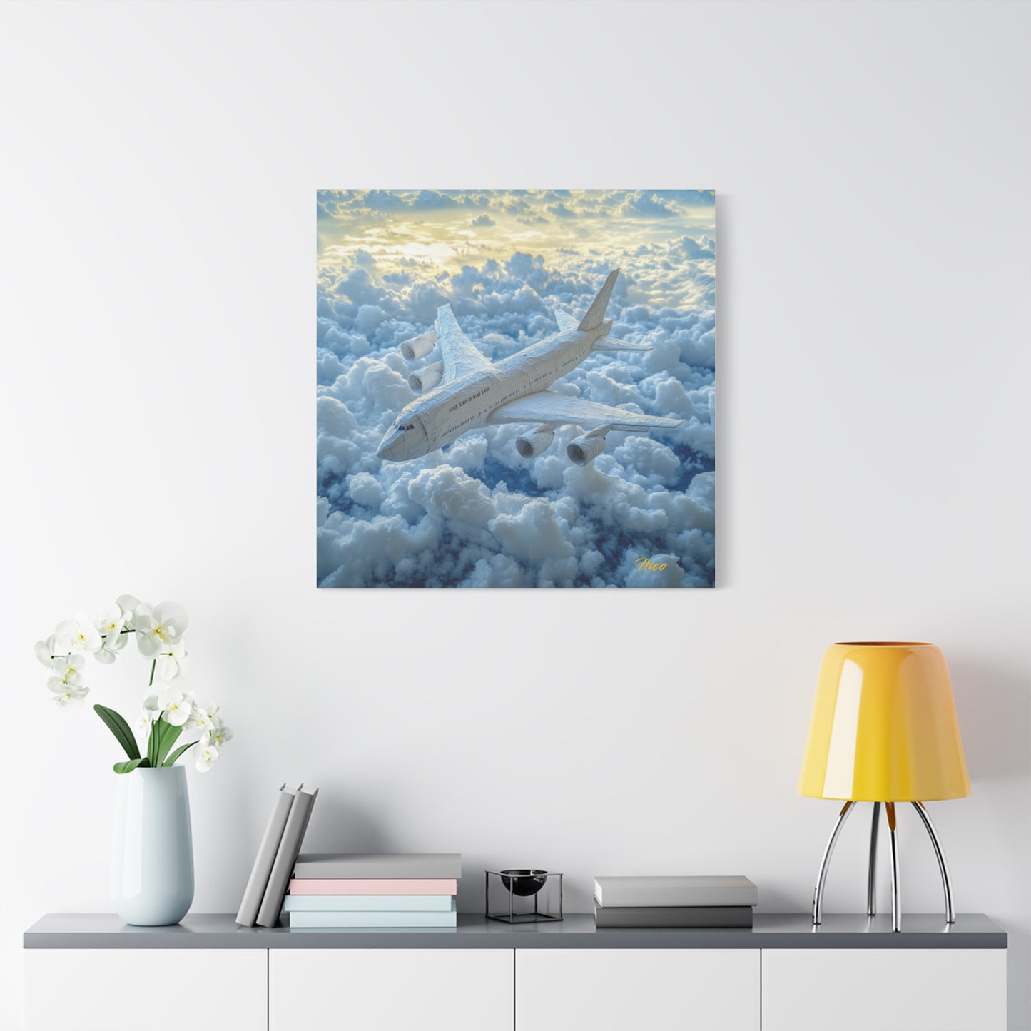 Frequent Flyer Miles Series Print #10 - Streched Matte Canvas Print, 1.25" Thick