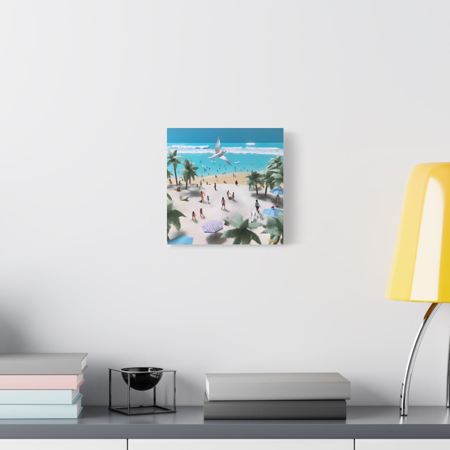 By The Seaside Series Print #5 - Streched Matte Canvas Print, 1.25" Thick