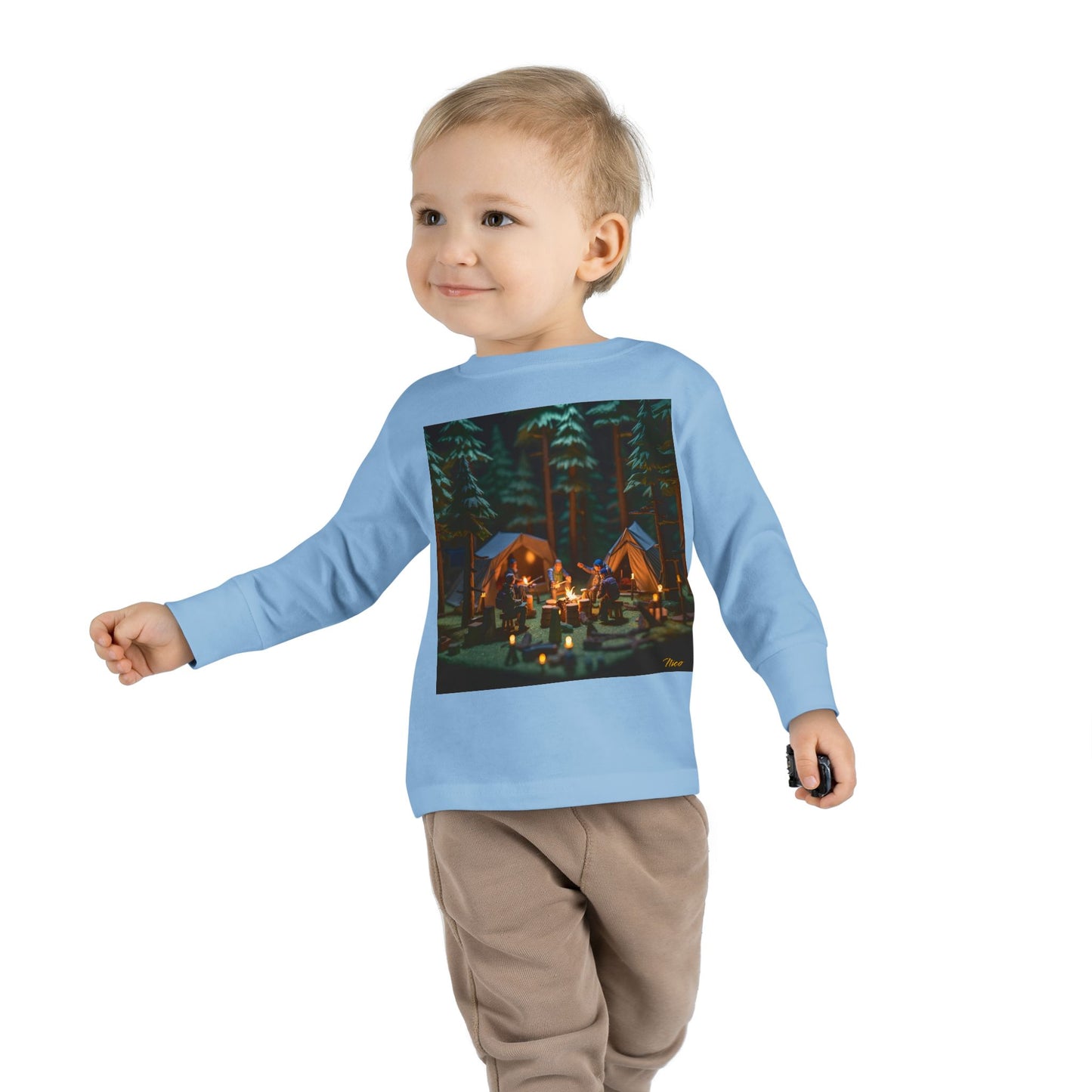 Under The Starry Skies Series Print #10 Toddler Long Sleeve Tee