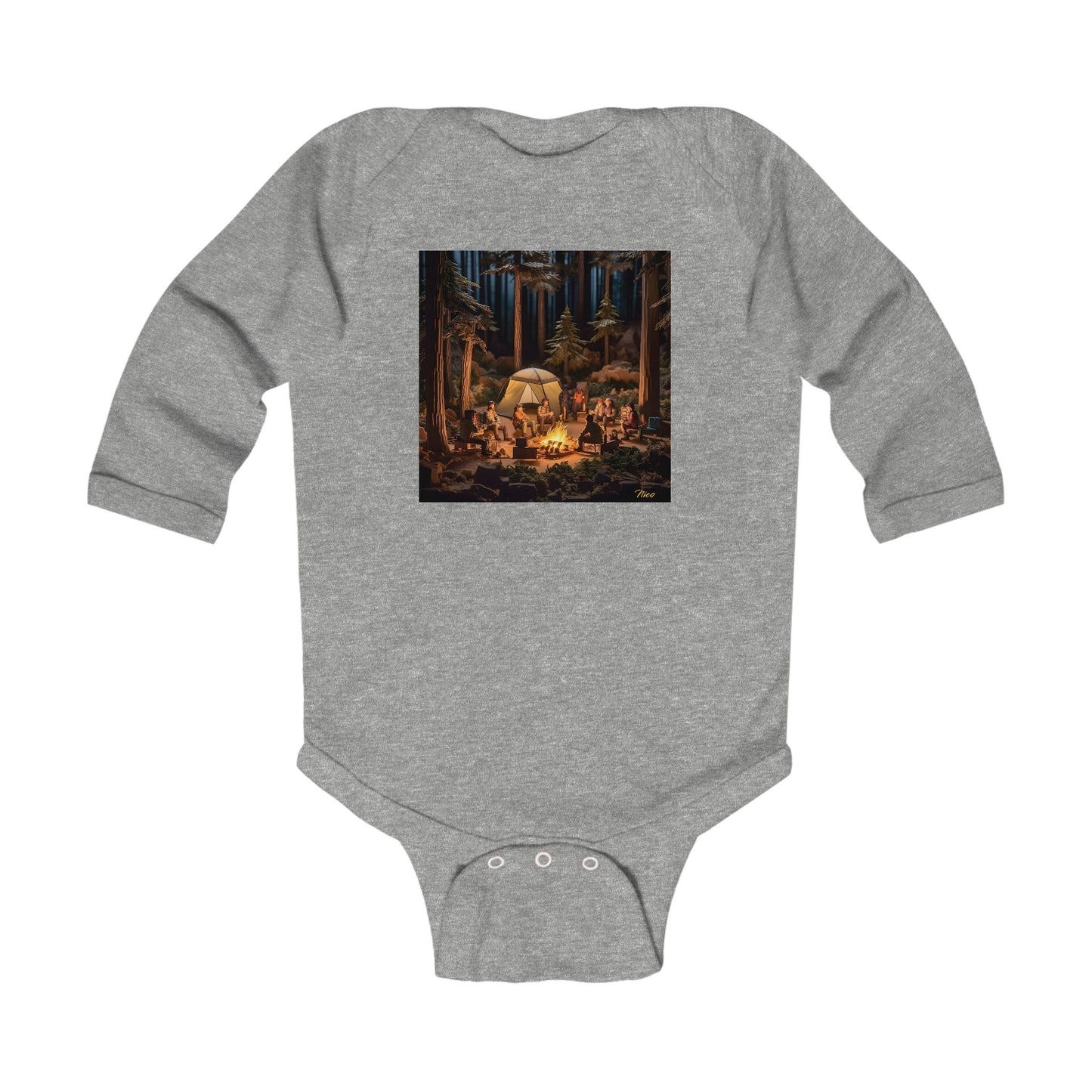 Under The Starry Skies Series Print #4 Infant Long Sleeve Bodysuit