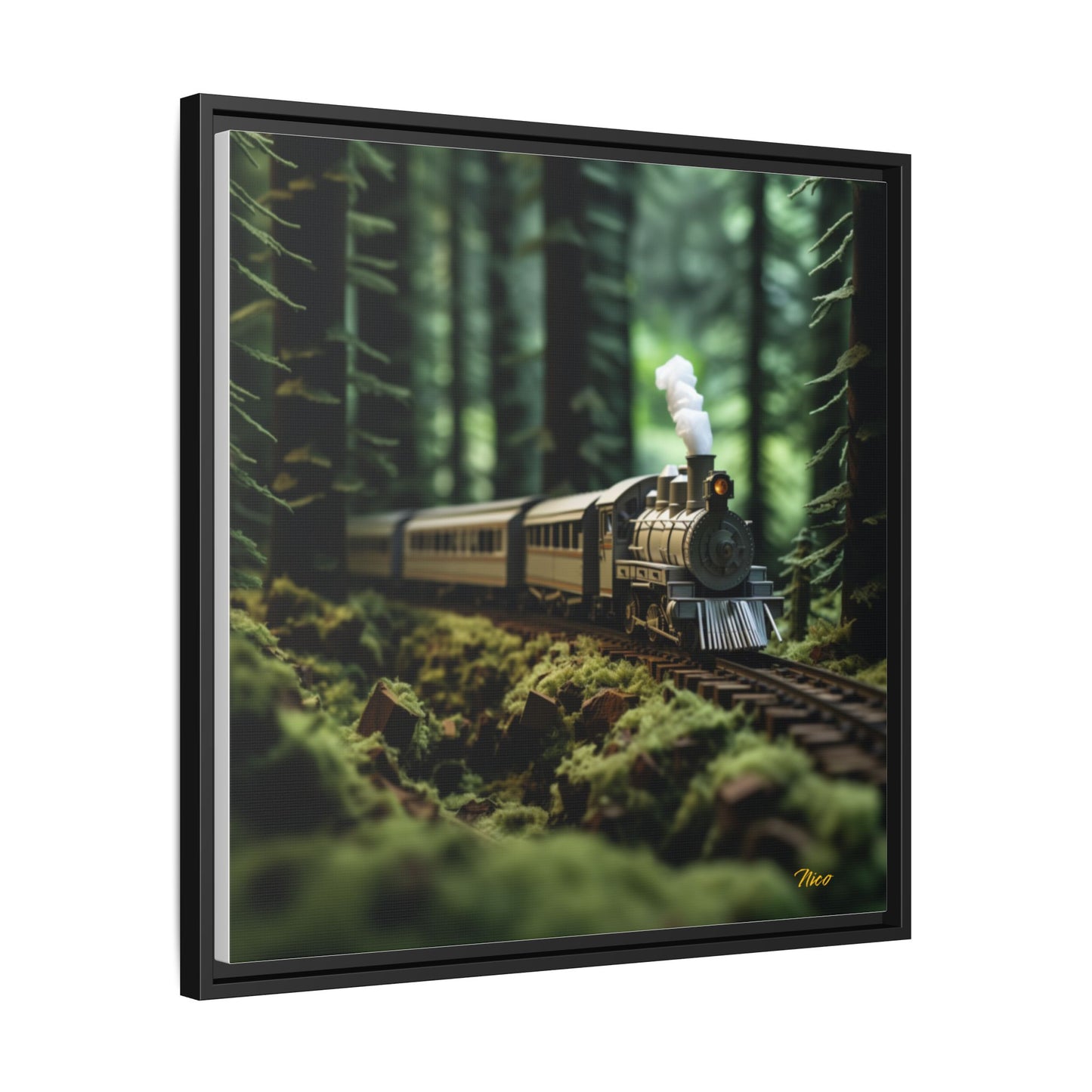 Orient Express Series Print #7 - Black Framed Canvas Print