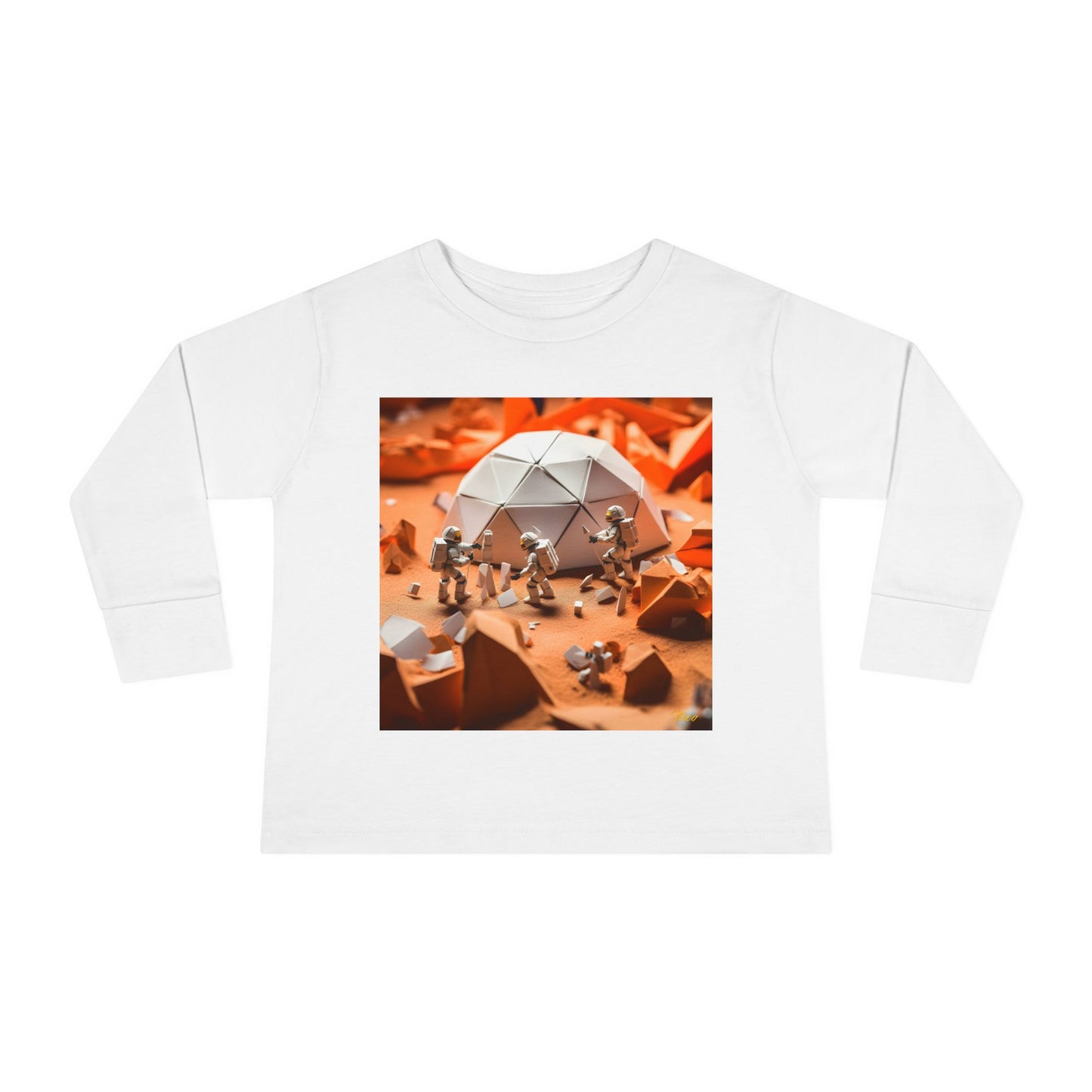 Elons' Dream Series Print #8 Toddler Long Sleeve Tee