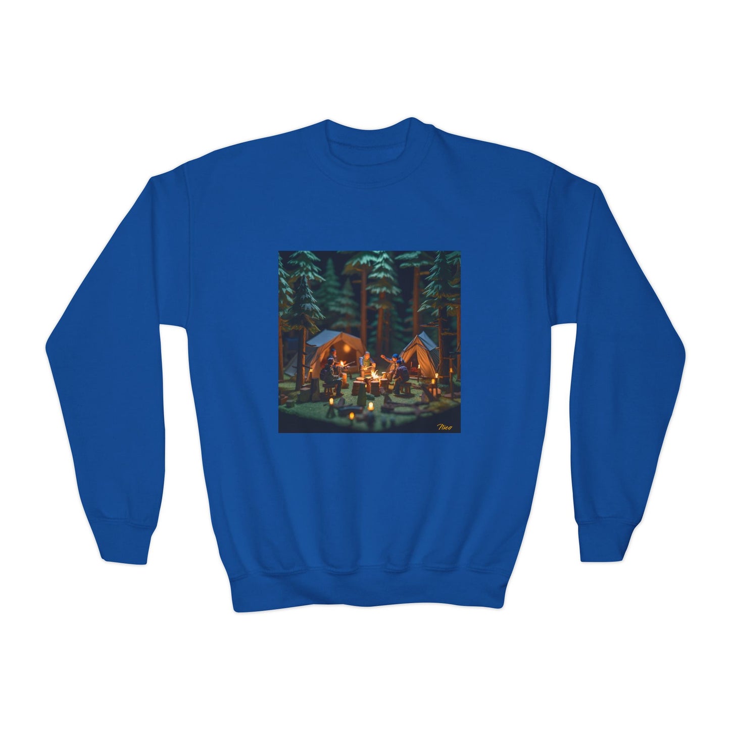 Under The Starry Skies Series Print #10 Youth Crewneck Sweatshirt