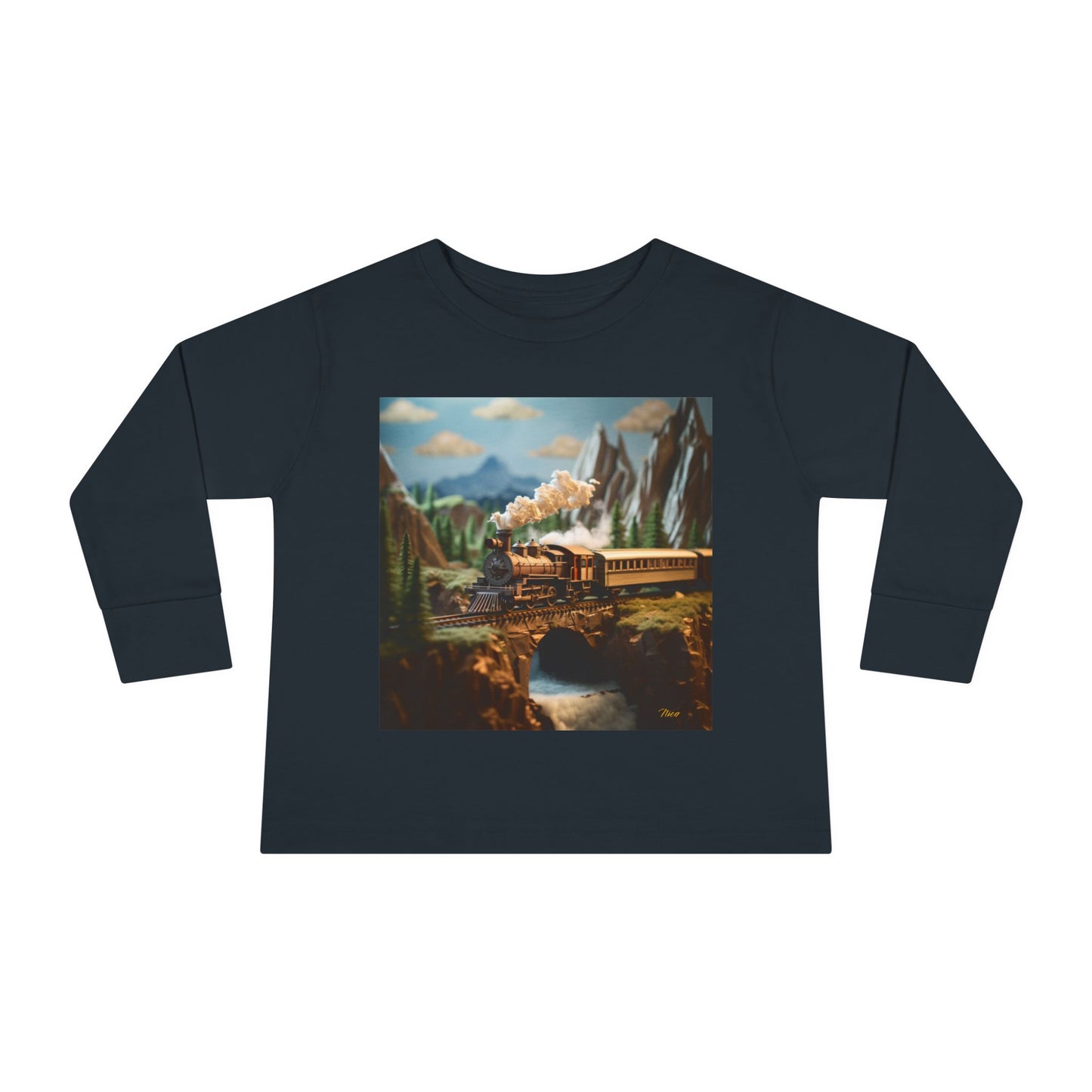 Orient Express Series Print #5 Toddler Long Sleeve Tee