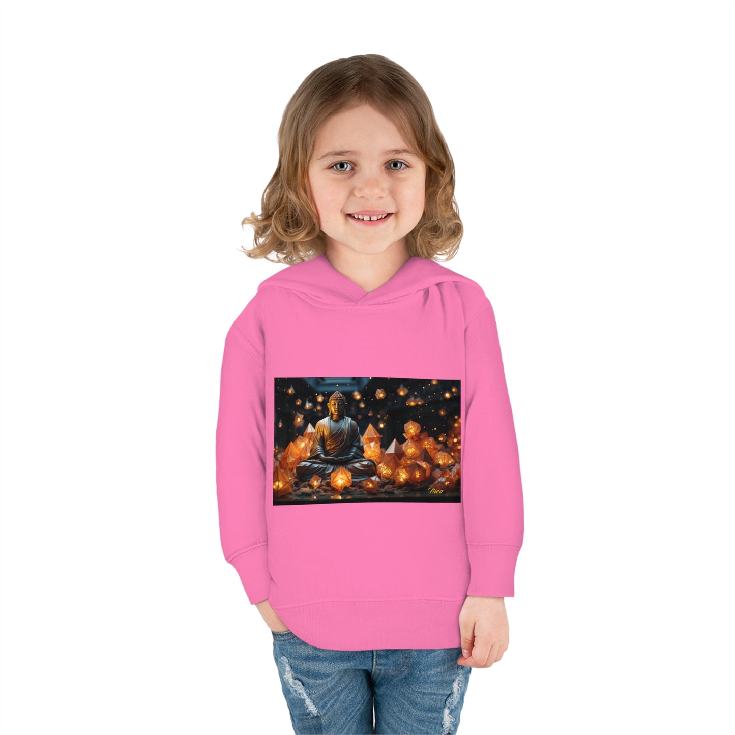 Ascending Buddah Series Print #10 Toddler Pullover Fleece Hoodie