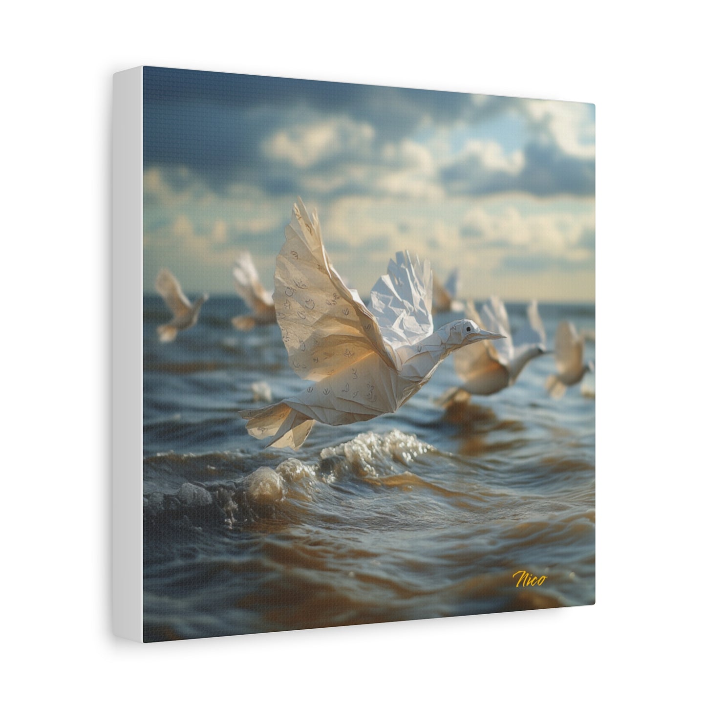 By The Seaside Series Print #8 - Streched Matte Canvas Print, 1.25" Thick