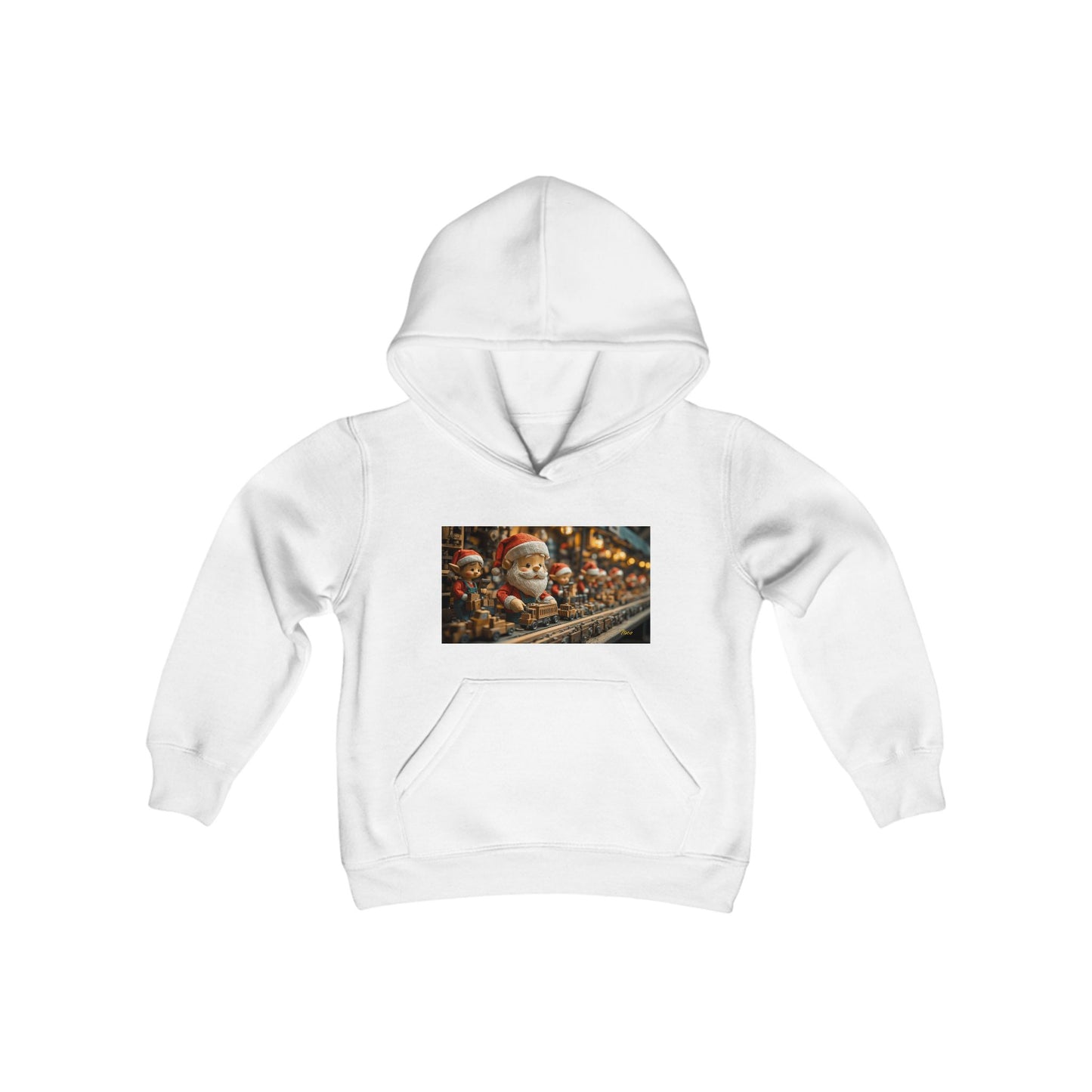 Chirstmas 2024 Series Print #3 Youth Heavy Blend Hooded Sweatshirt