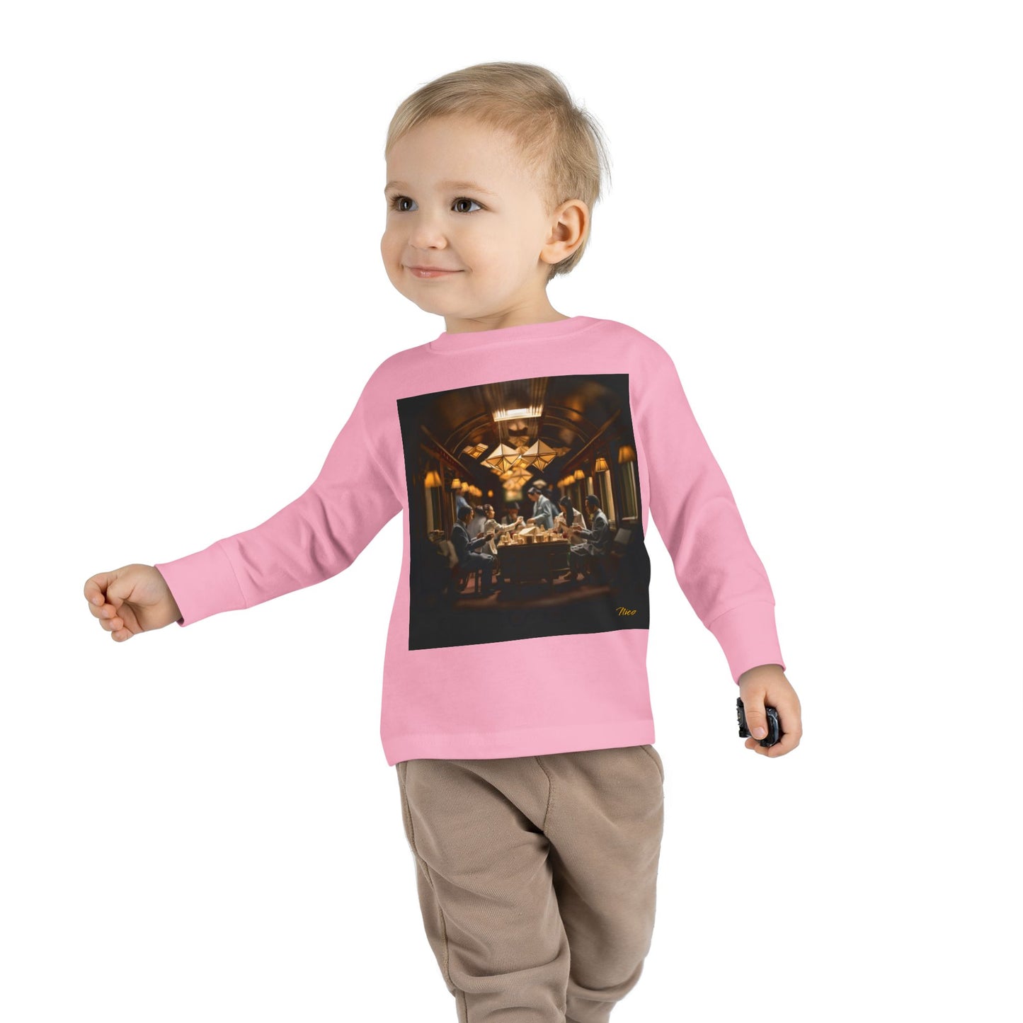 Orient Express Series Print #6 Toddler Long Sleeve Tee