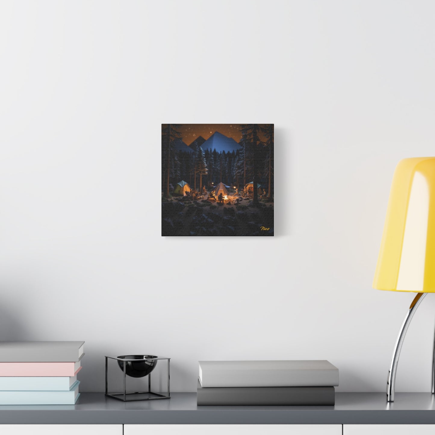 Under The Starry Skies Series Print #1 - Streched Matte Canvas Print, 1.25" Thick