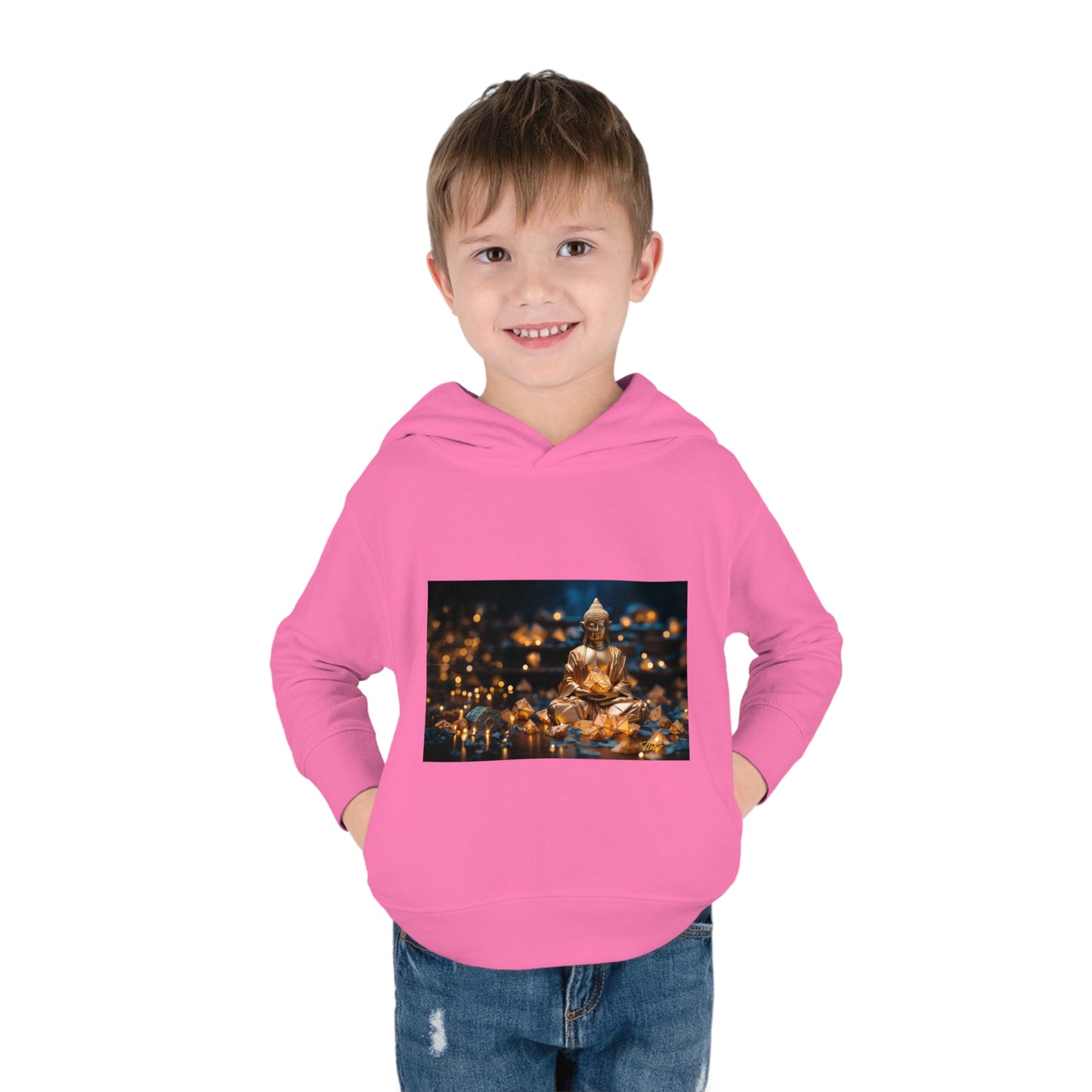 Ascending Buddah Series Print #9 Toddler Pullover Fleece Hoodie