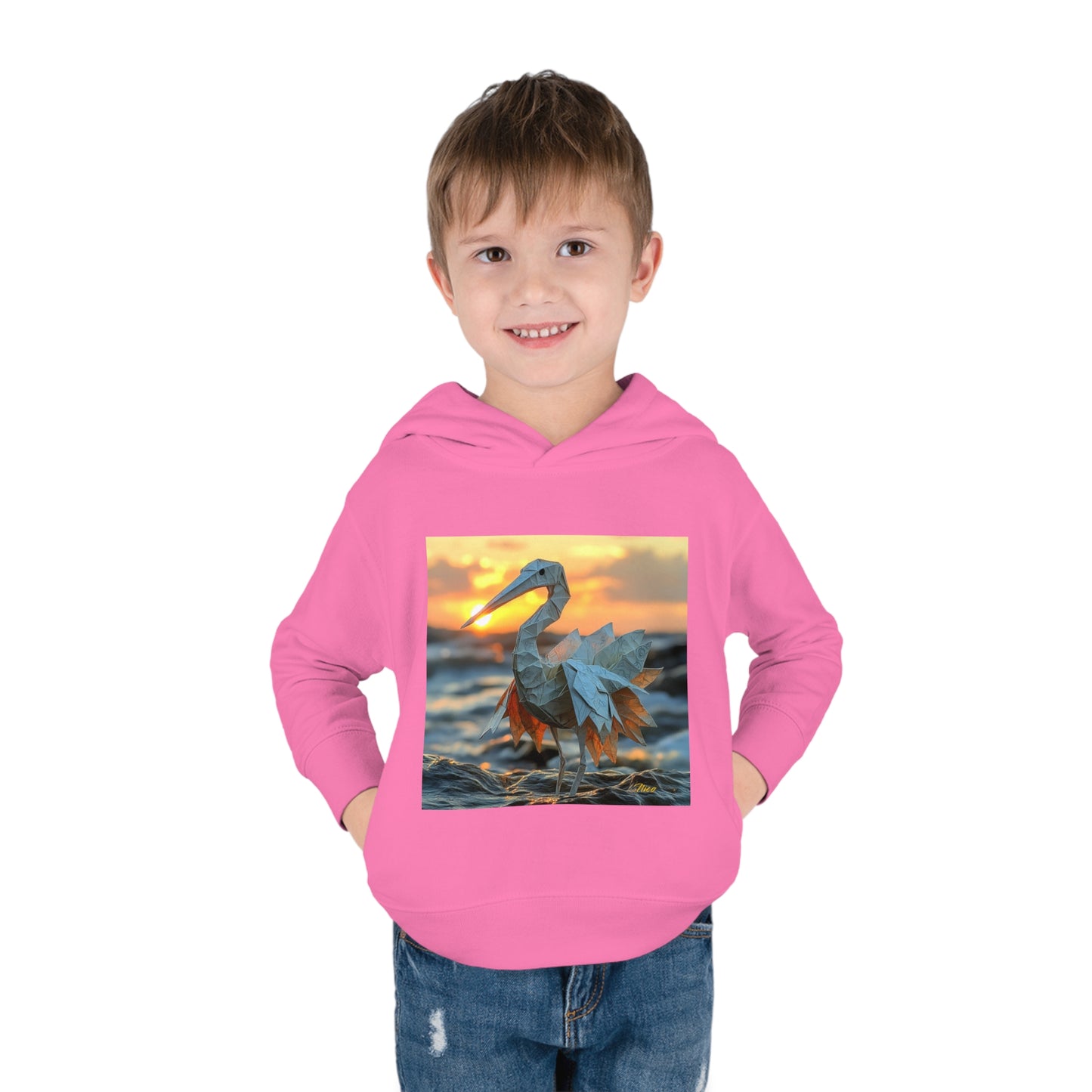 By The Seaside Series Print #1 Toddler Pullover Fleece Hoodie