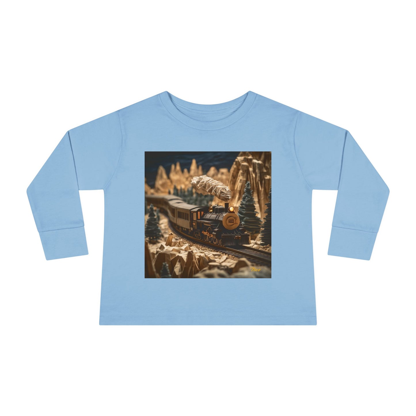 Orient Express Series Print #1 Toddler Long Sleeve Tee