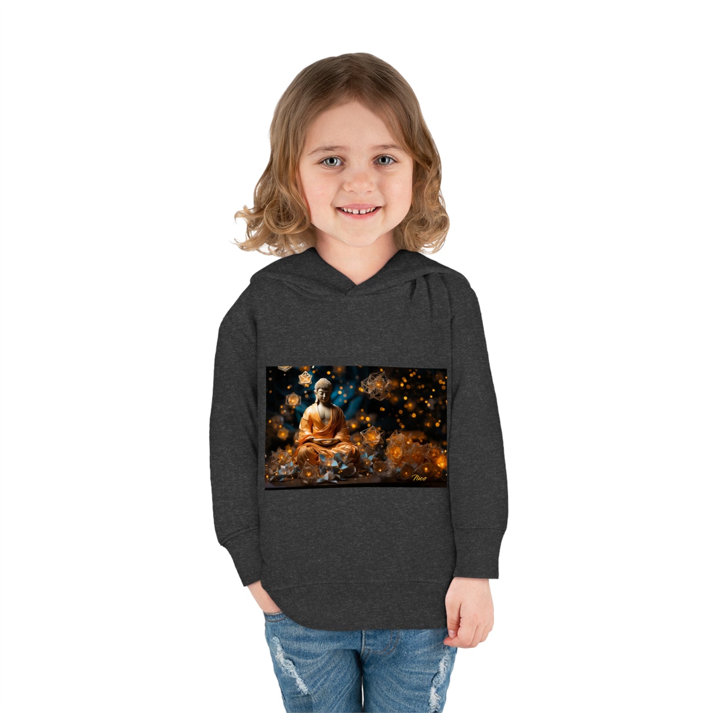 Ascending Buddah Series Print #8 Toddler Pullover Fleece Hoodie