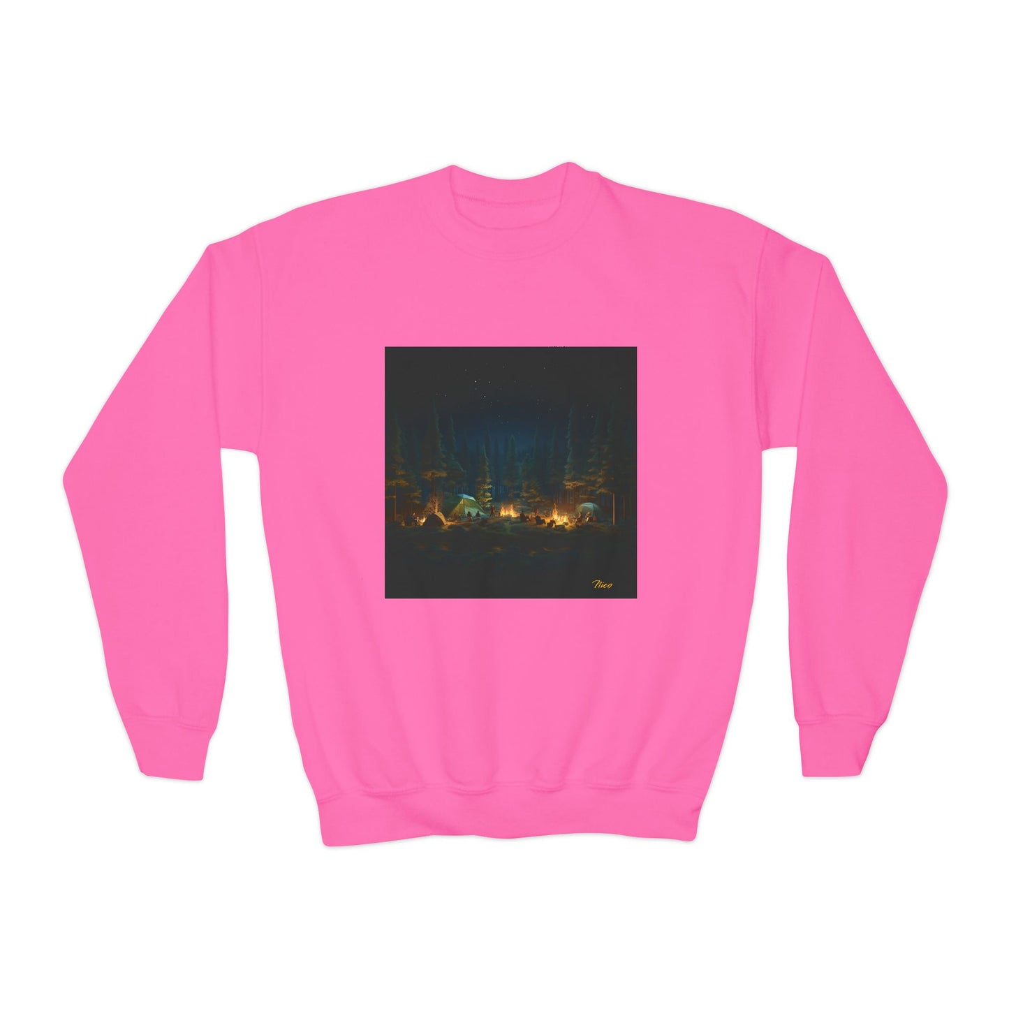 Under The Starry Skies Series Print #2 Youth Crewneck Sweatshirt