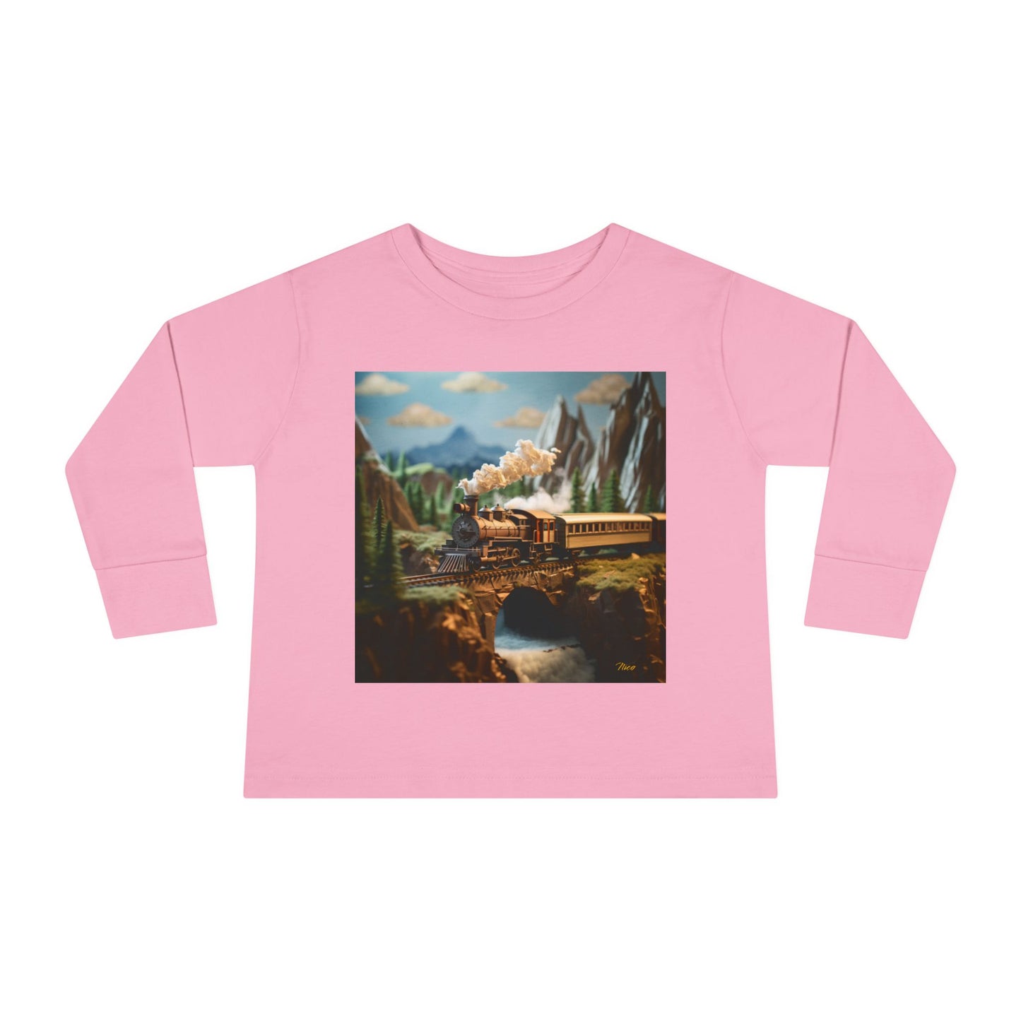 Orient Express Series Print #5 Toddler Long Sleeve Tee