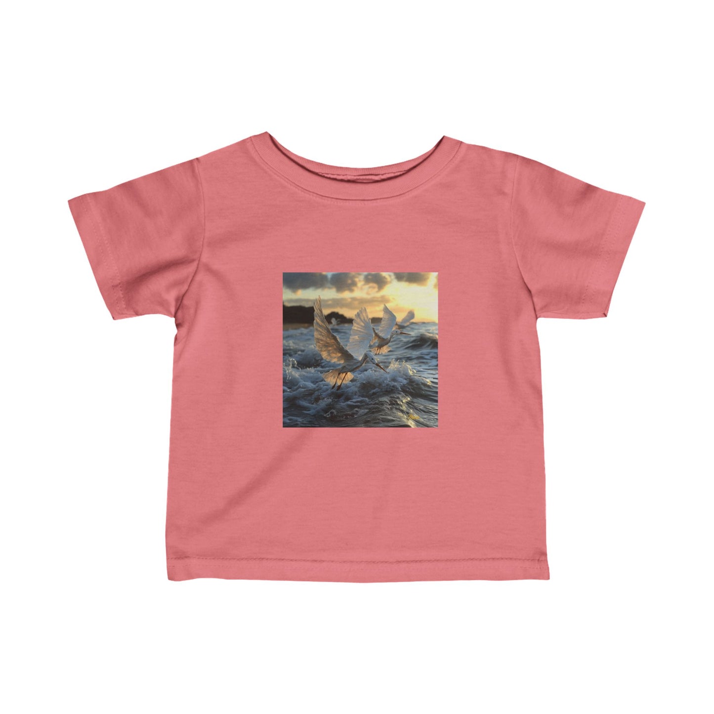 By The Seaside Series Print #10 Infant Fine Jersey Tee