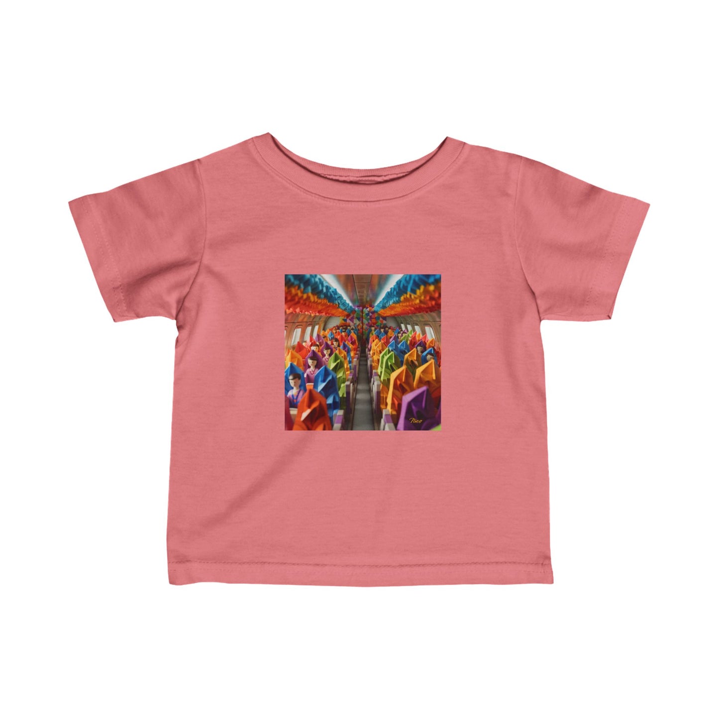 Frequent Flyer Miles Series Print #8 Infant Fine Jersey Tee