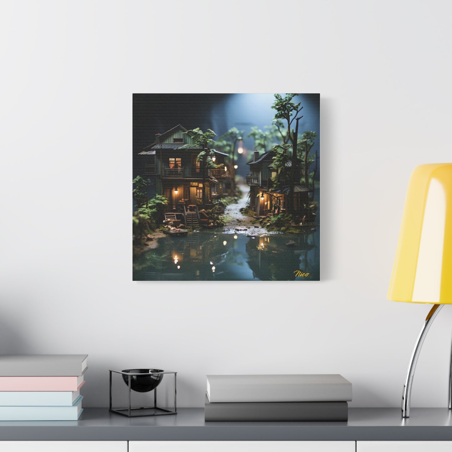 Born On A Bayou Print #3 - Streached Matte Canvas Print, 1.25" Thick