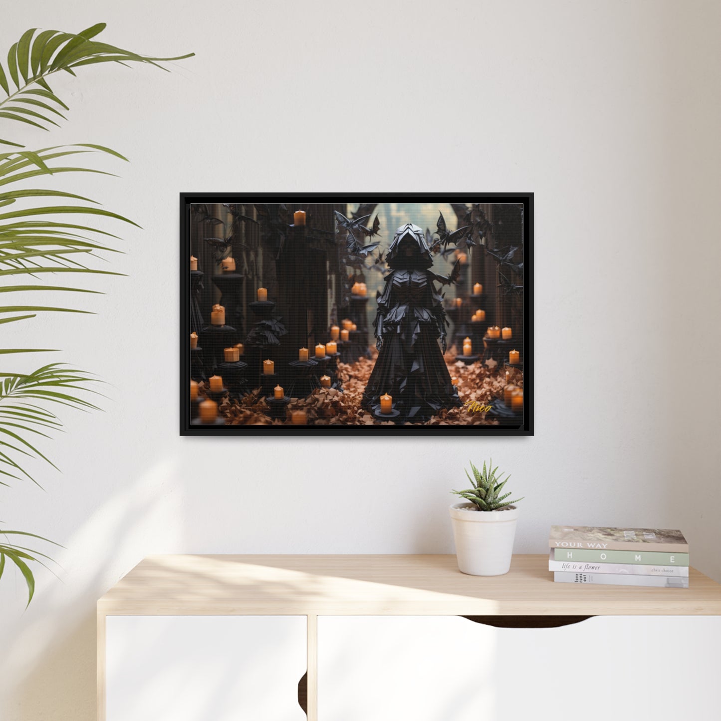 Halloween 2023 Series Print #5 - Black Framed Canvas Print